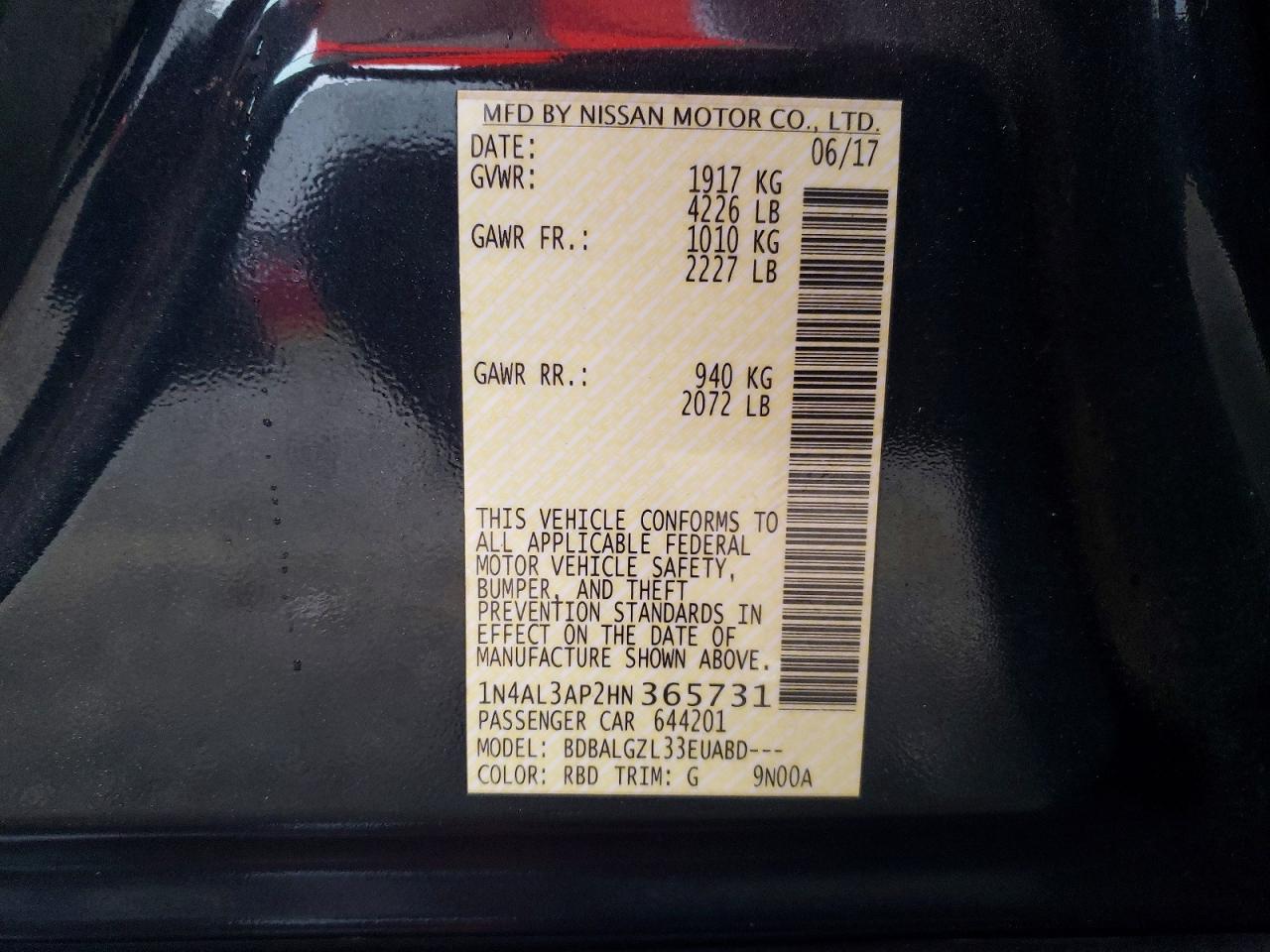 Nissan Altima 2.5 S