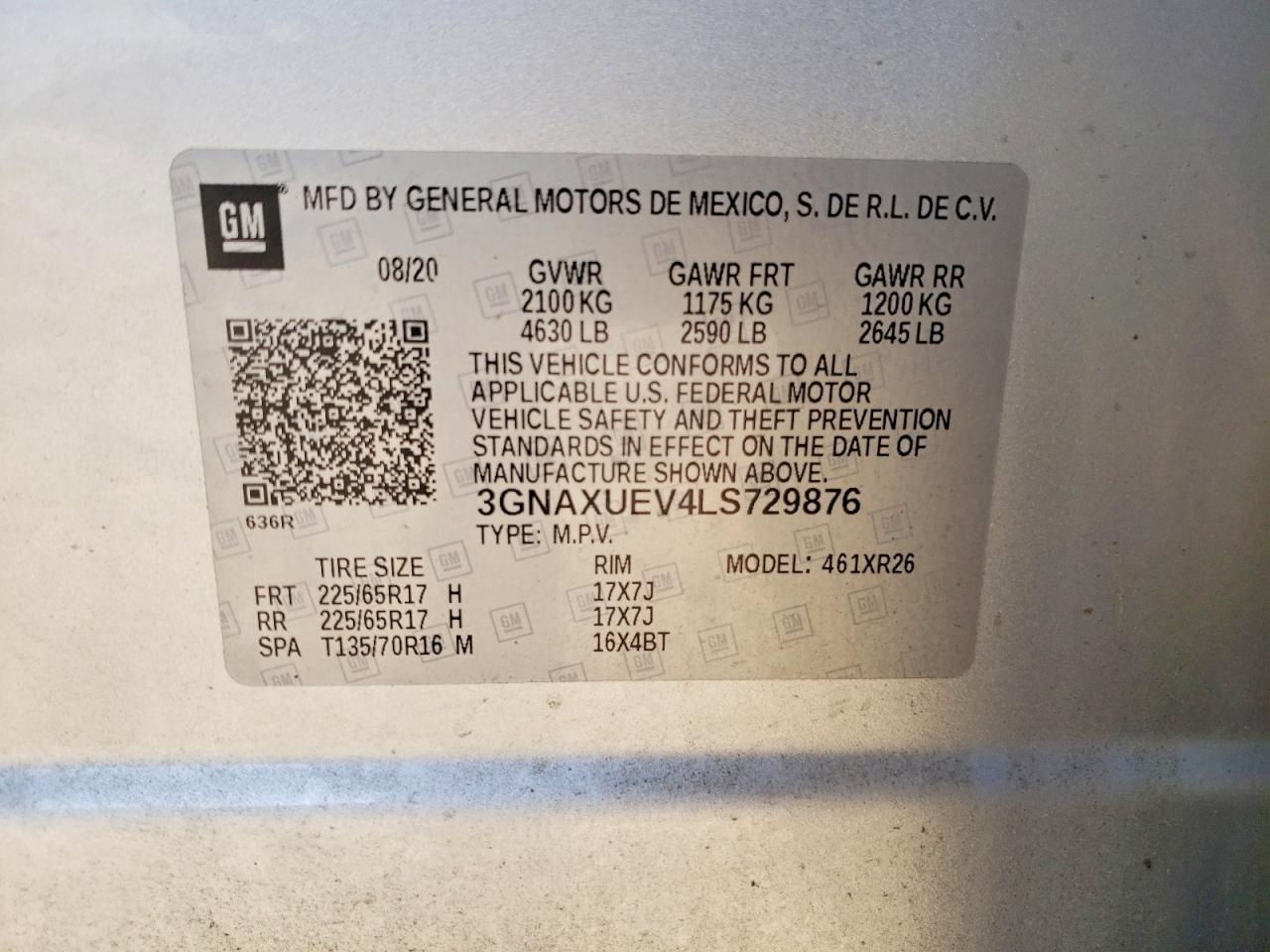 Chevrolet Equinox Lt