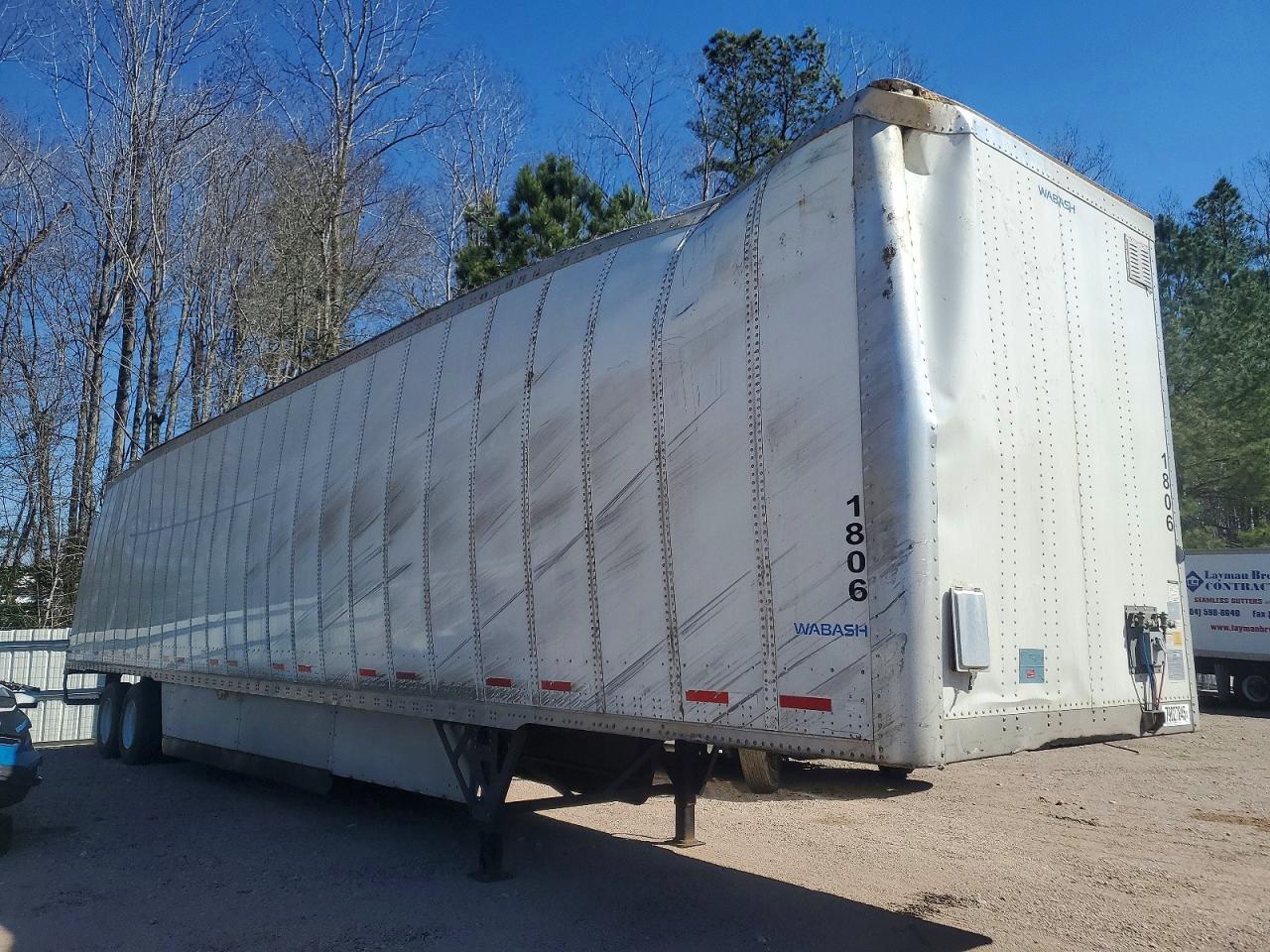 Salvage Wabash Dry Van Other Image