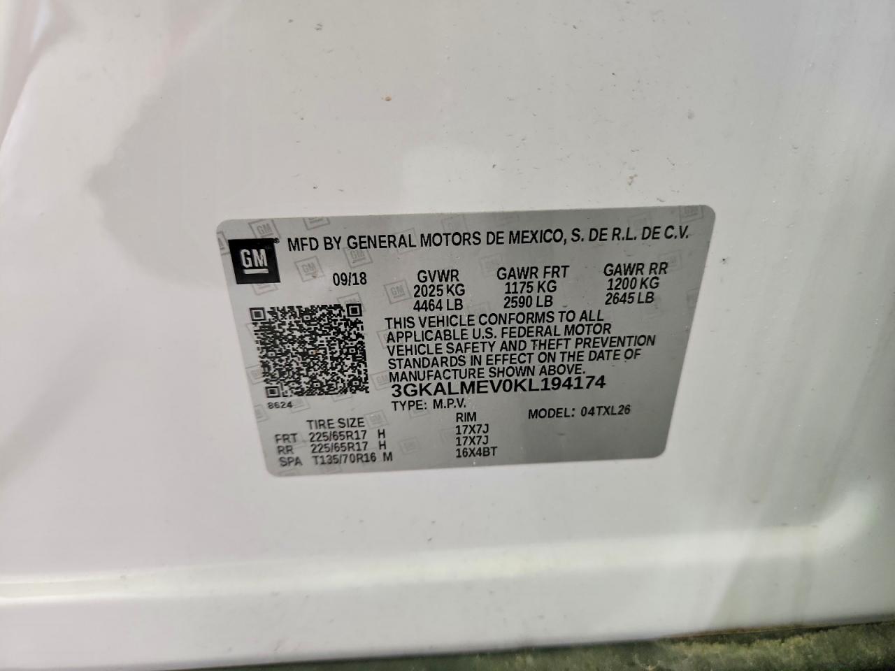 GMC Terrain Sle