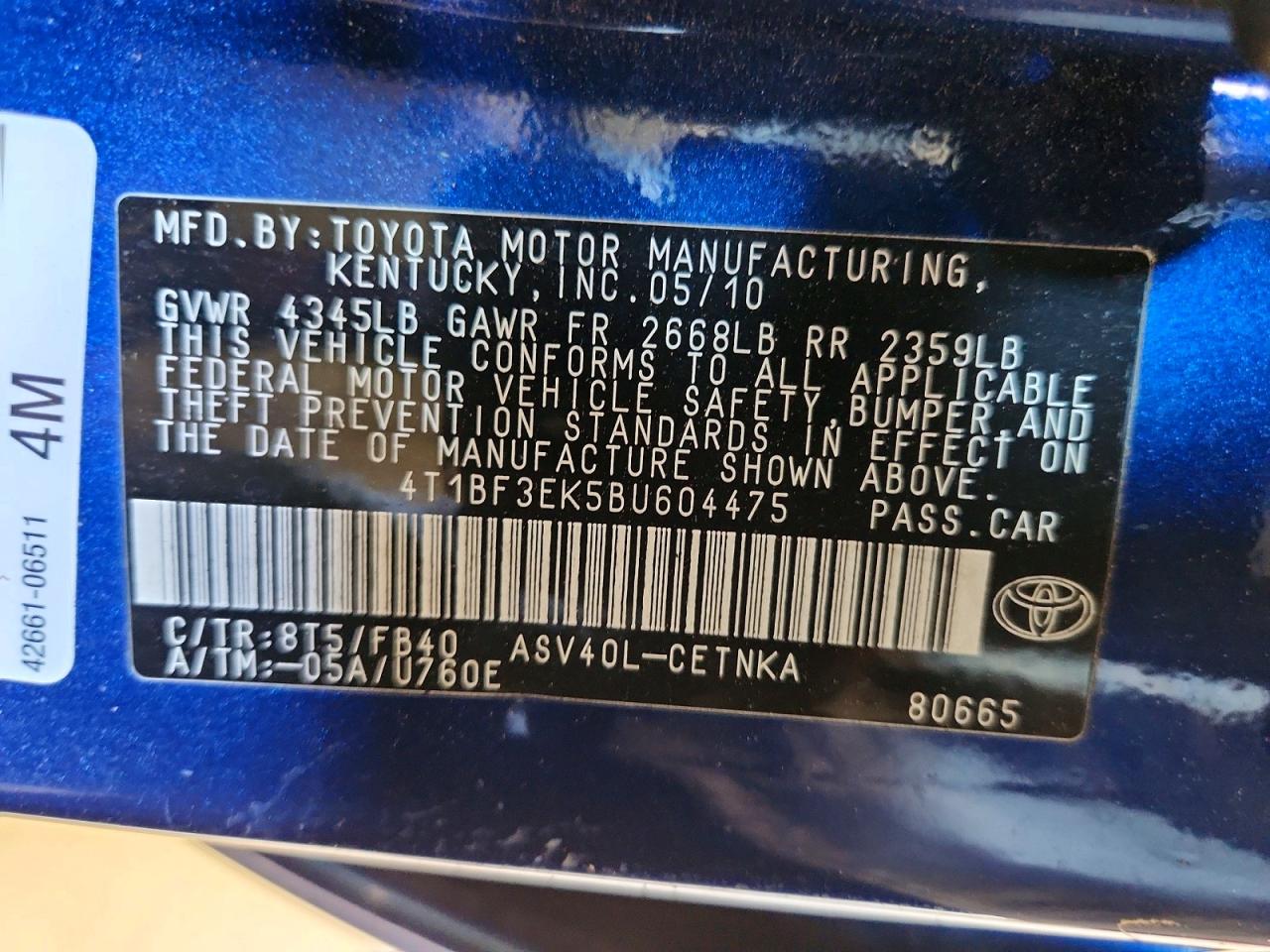Toyota Camry Le