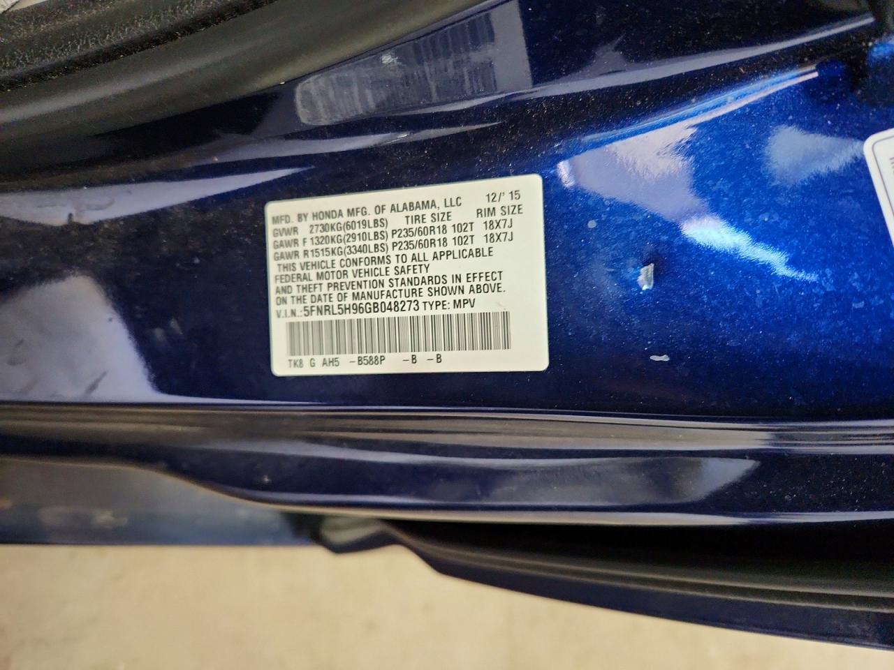 Honda Odyssey Touring