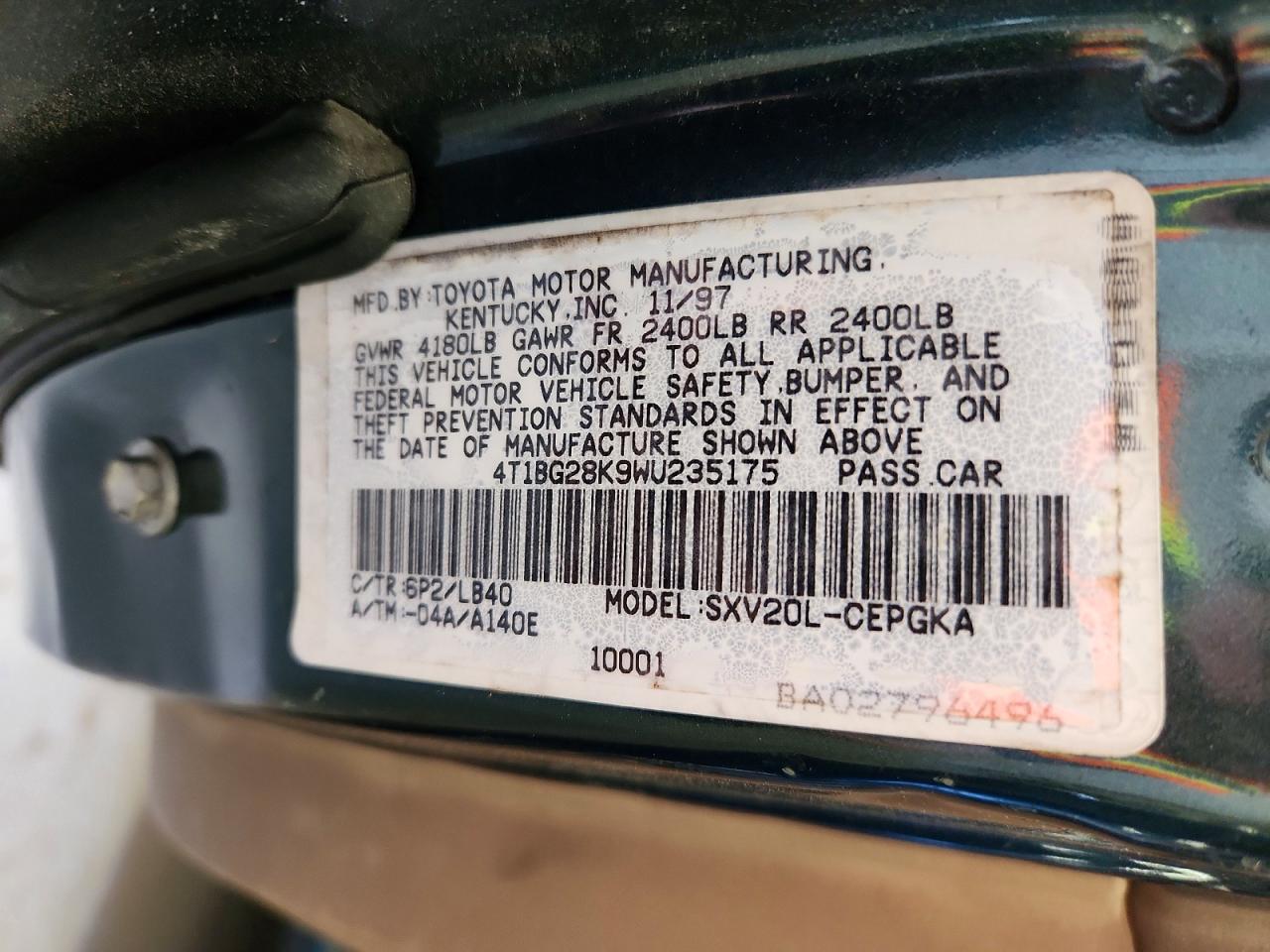 Toyota Camry Xle