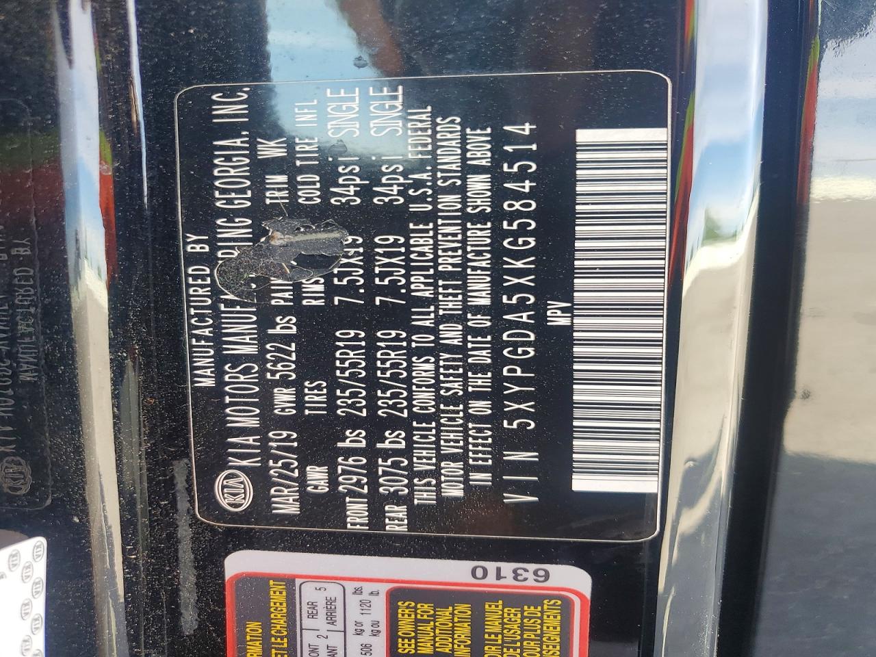 Kia Sorento S V6