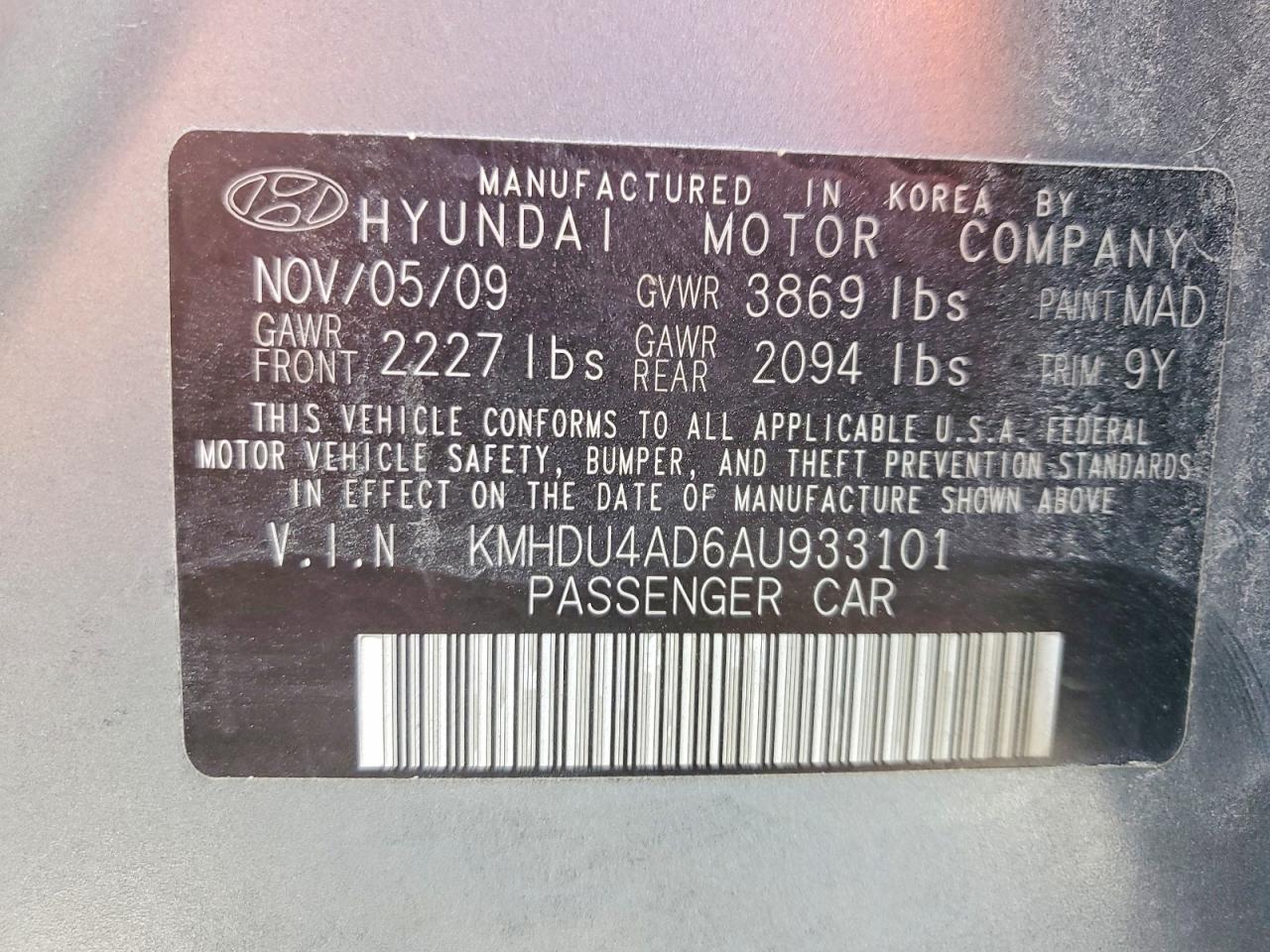 Hyundai ELANTRA Se