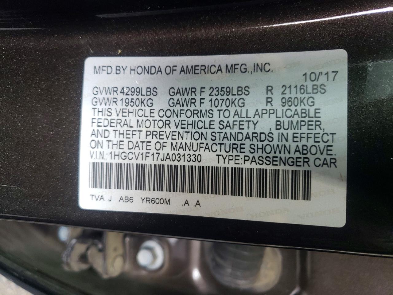 Honda Accord Lx