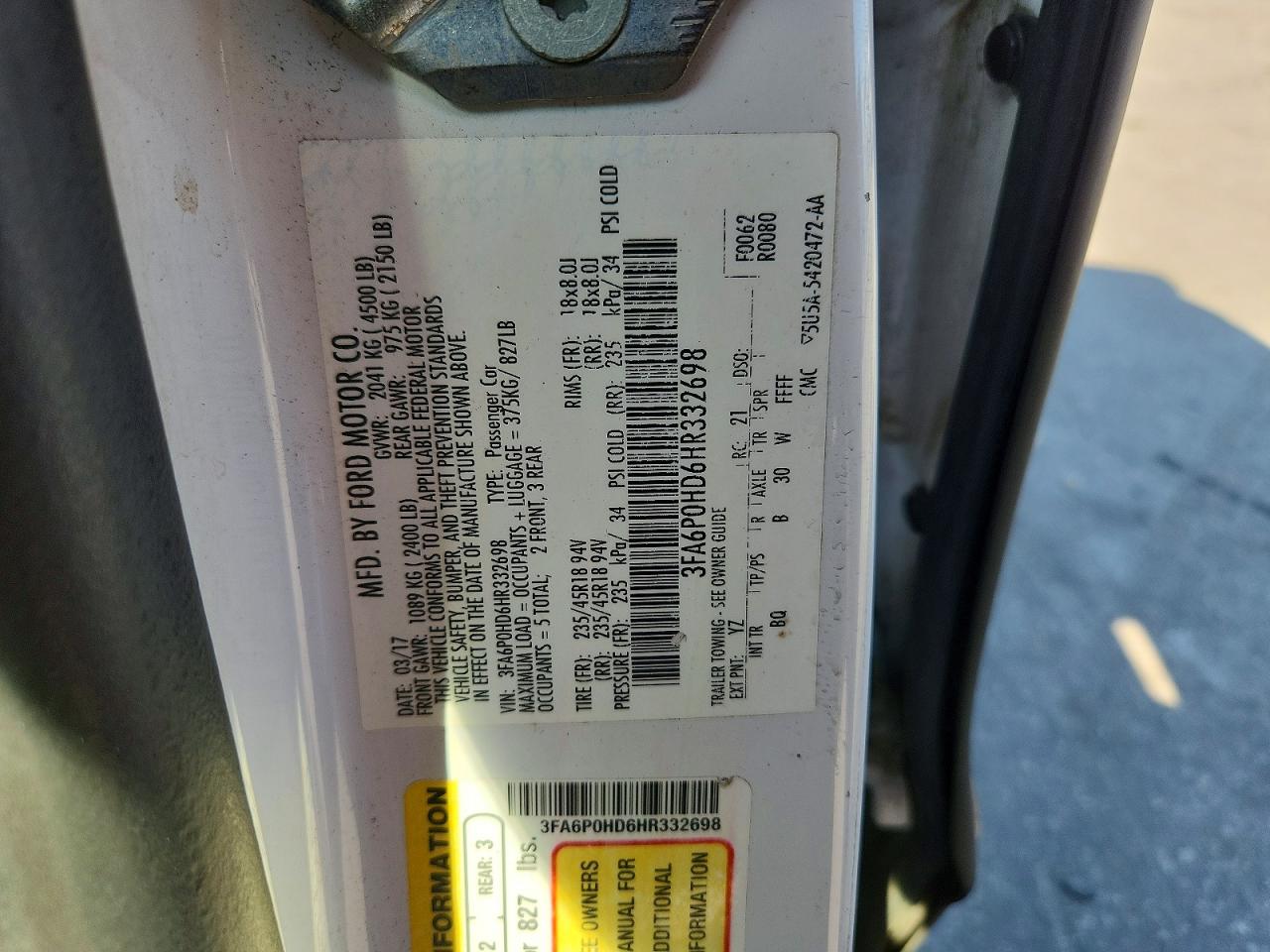 Ford Fusion Se