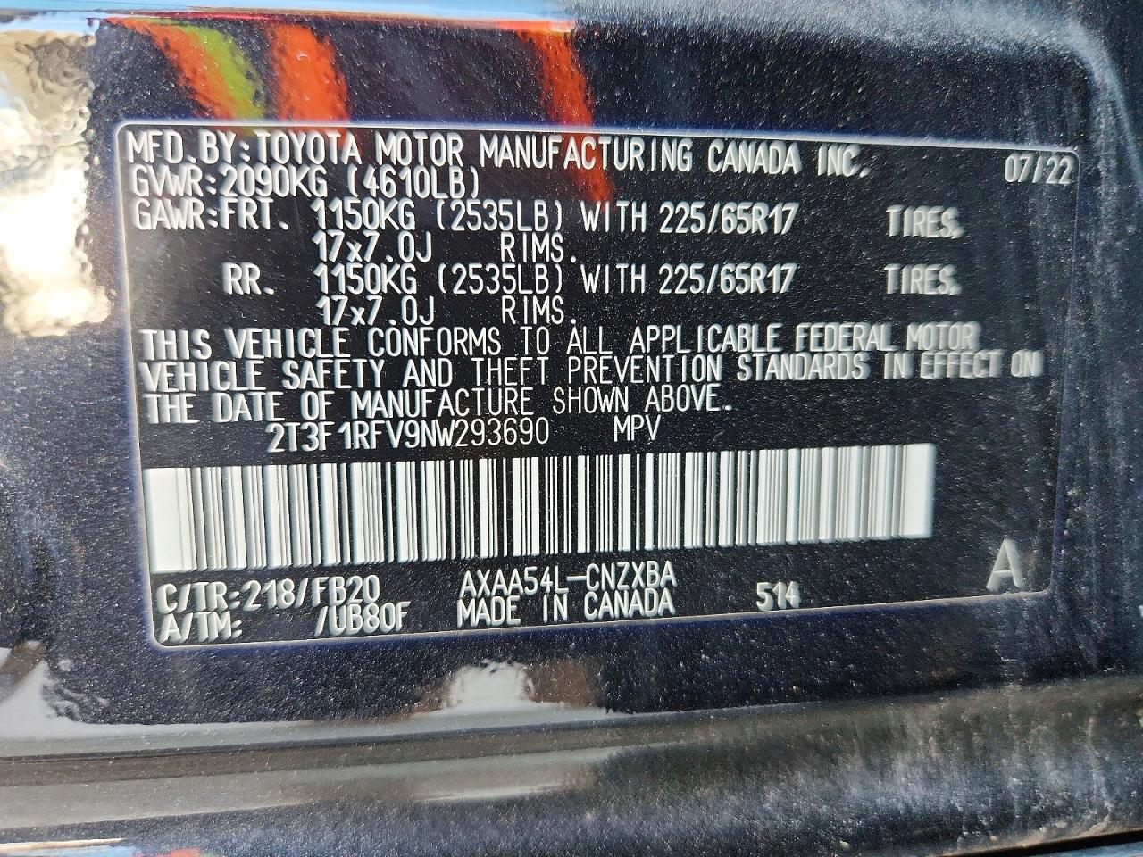 Toyota RAV4 Le