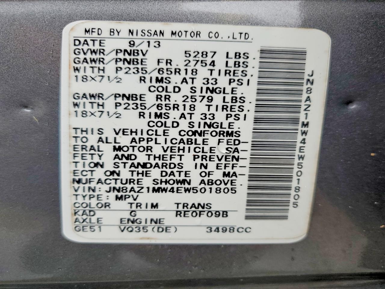 Nissan Murano Sl
