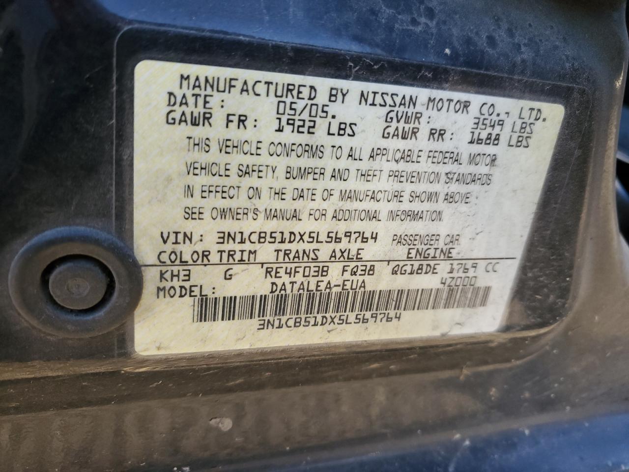 Nissan Sentra 1.8