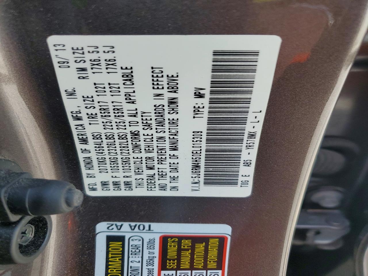 Honda Crv Ex