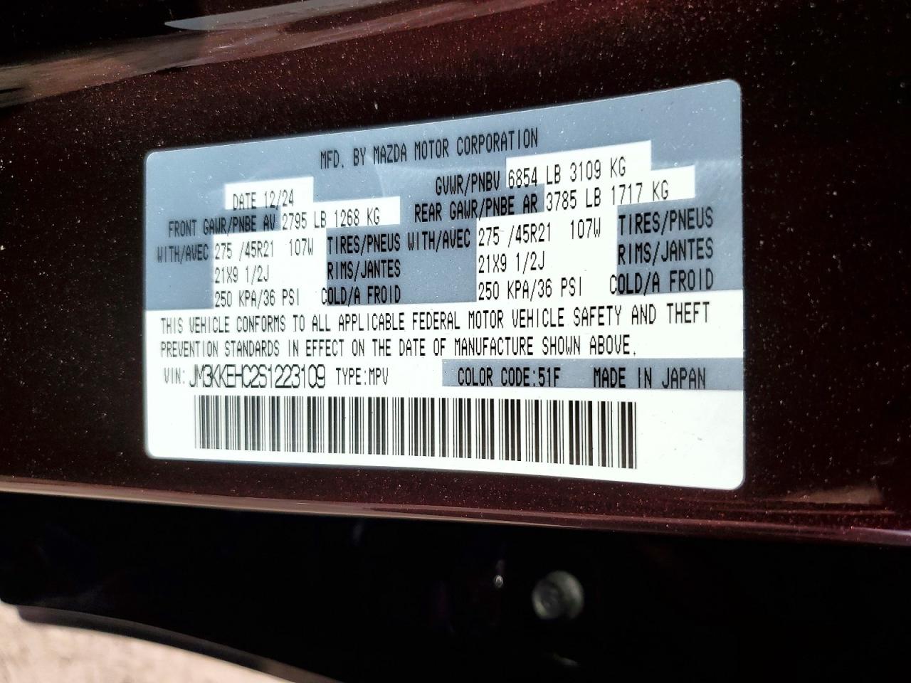 Mazda Cx Premium Plus