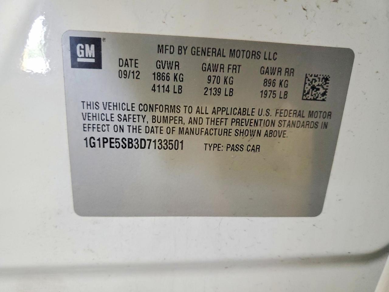 Chevrolet Cruze Lt