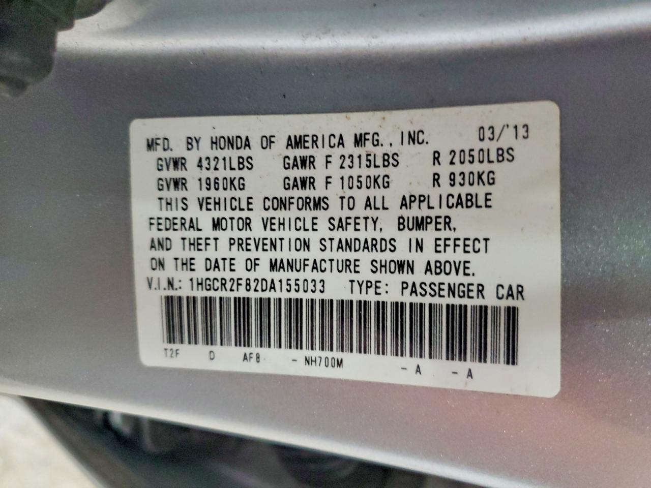 Honda Accord Exl