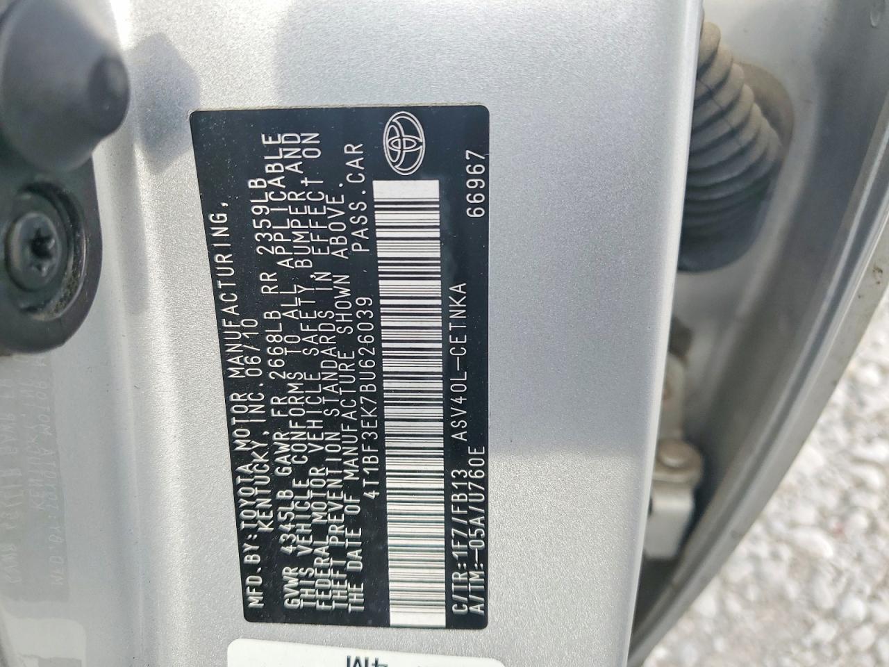 Toyota Camry Le