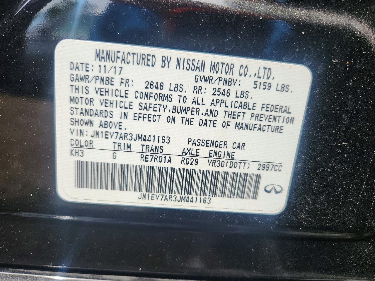 INFINITI Q50 3.0t Sport