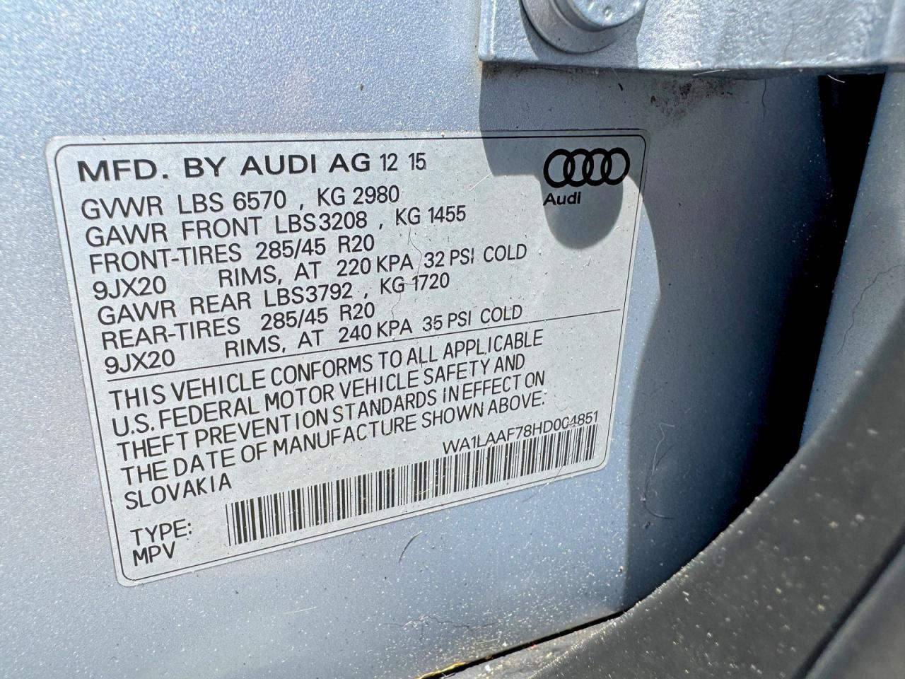 Audi Q7 Premium Plus