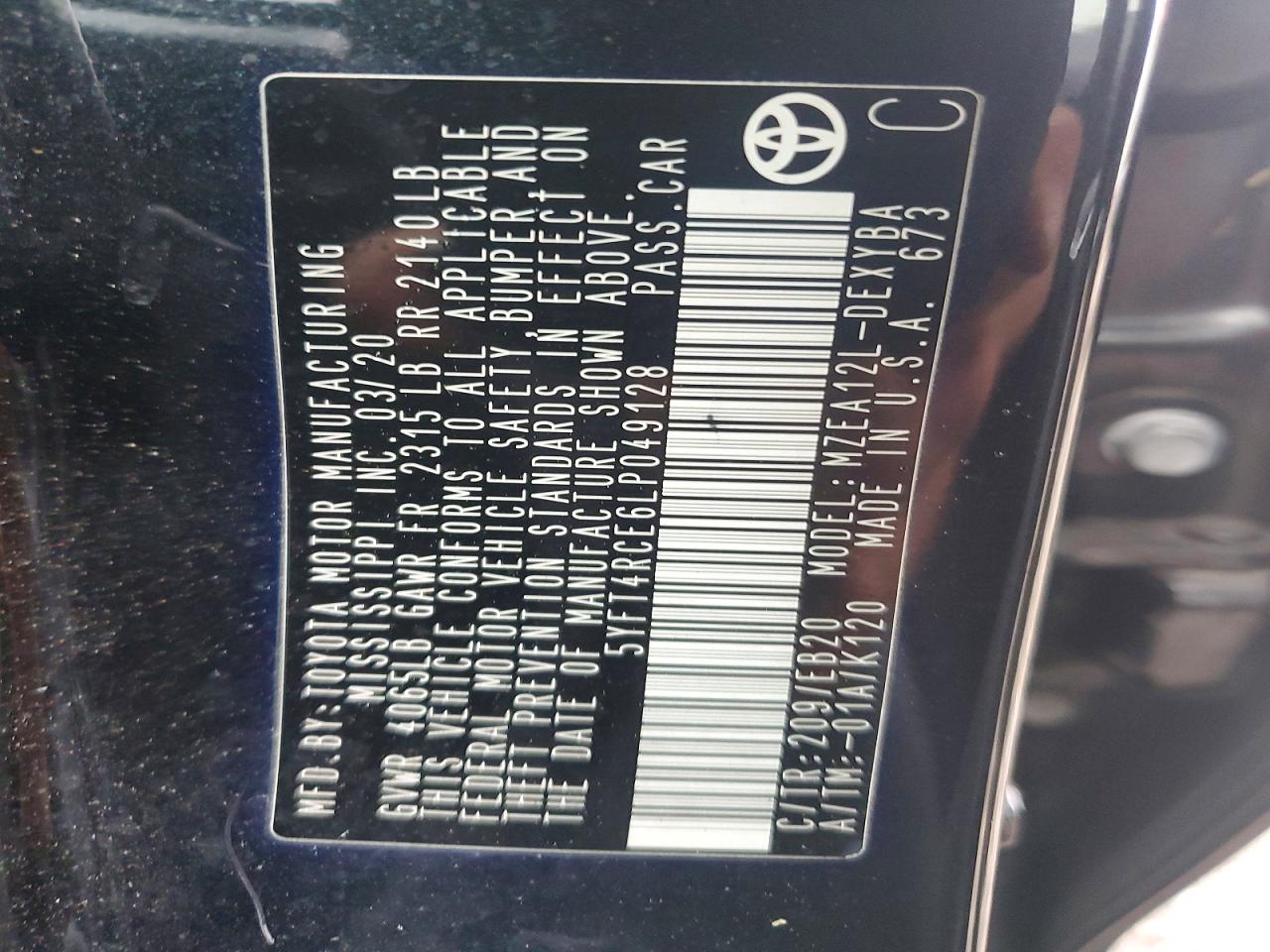 Toyota Corolla Xse