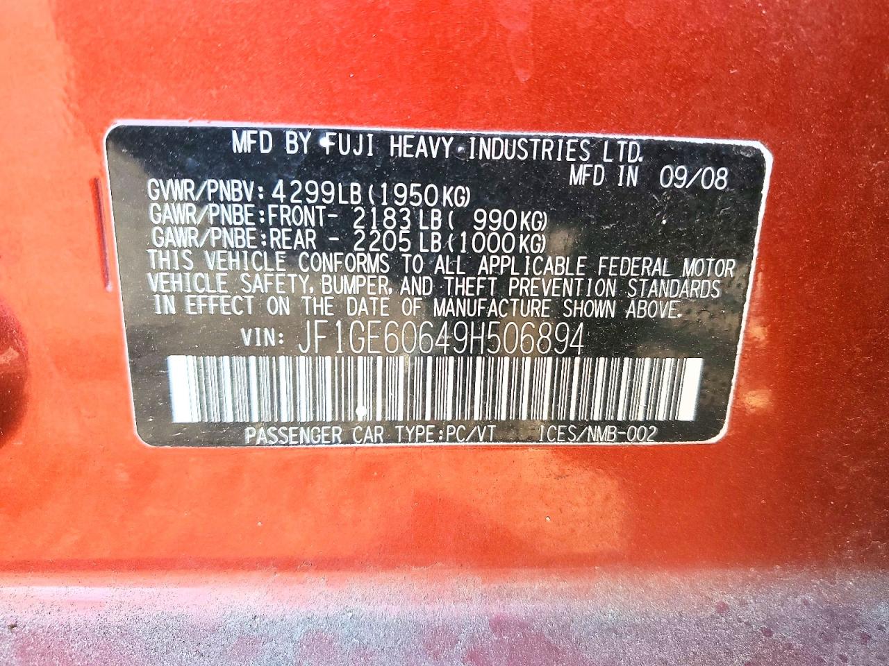 Subaru Impreza 2.5i Premium