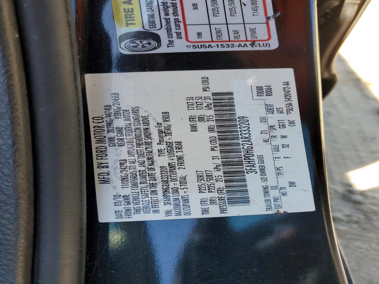 Ford Fusion Se