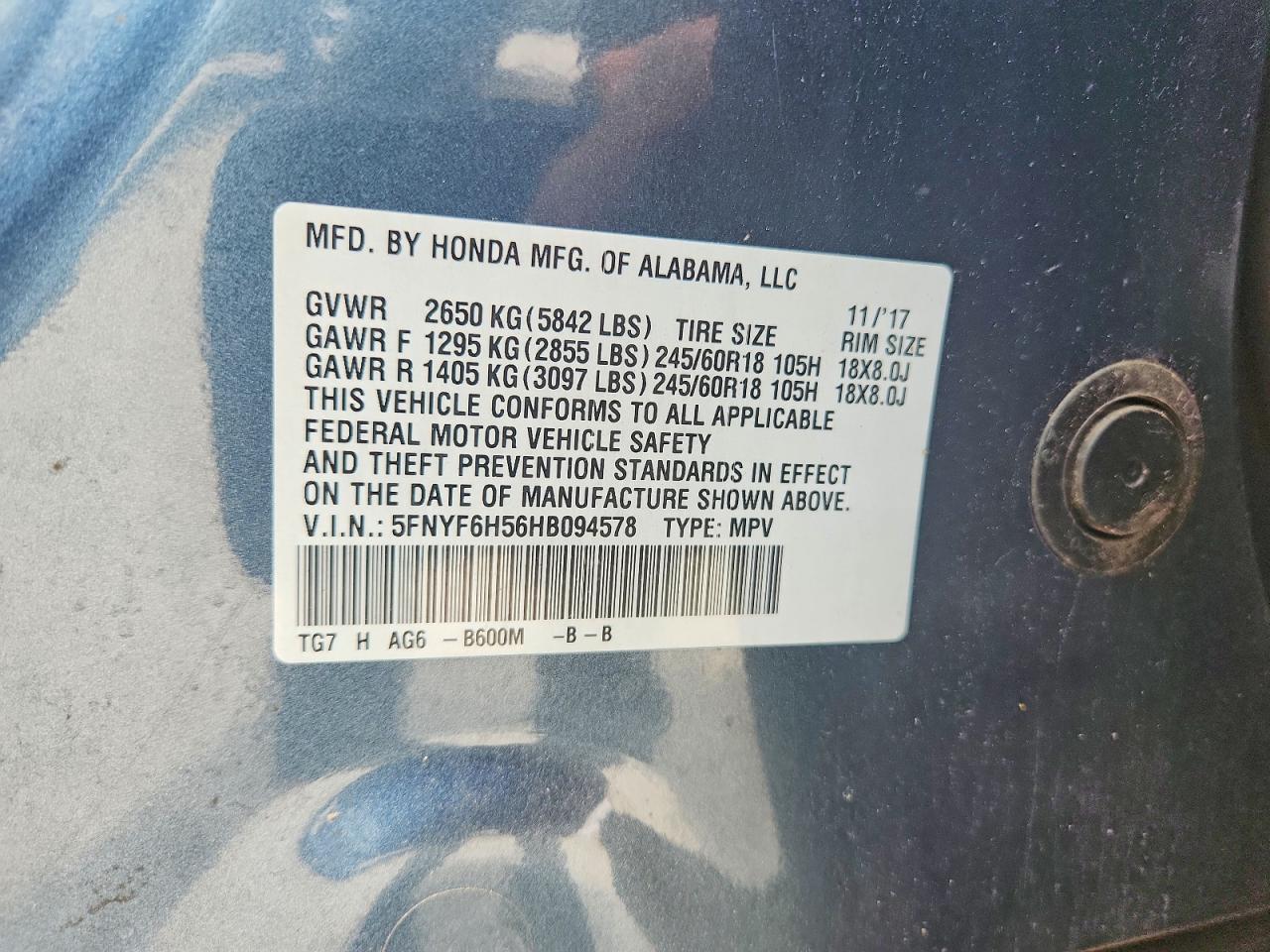 Honda Pilot Exl