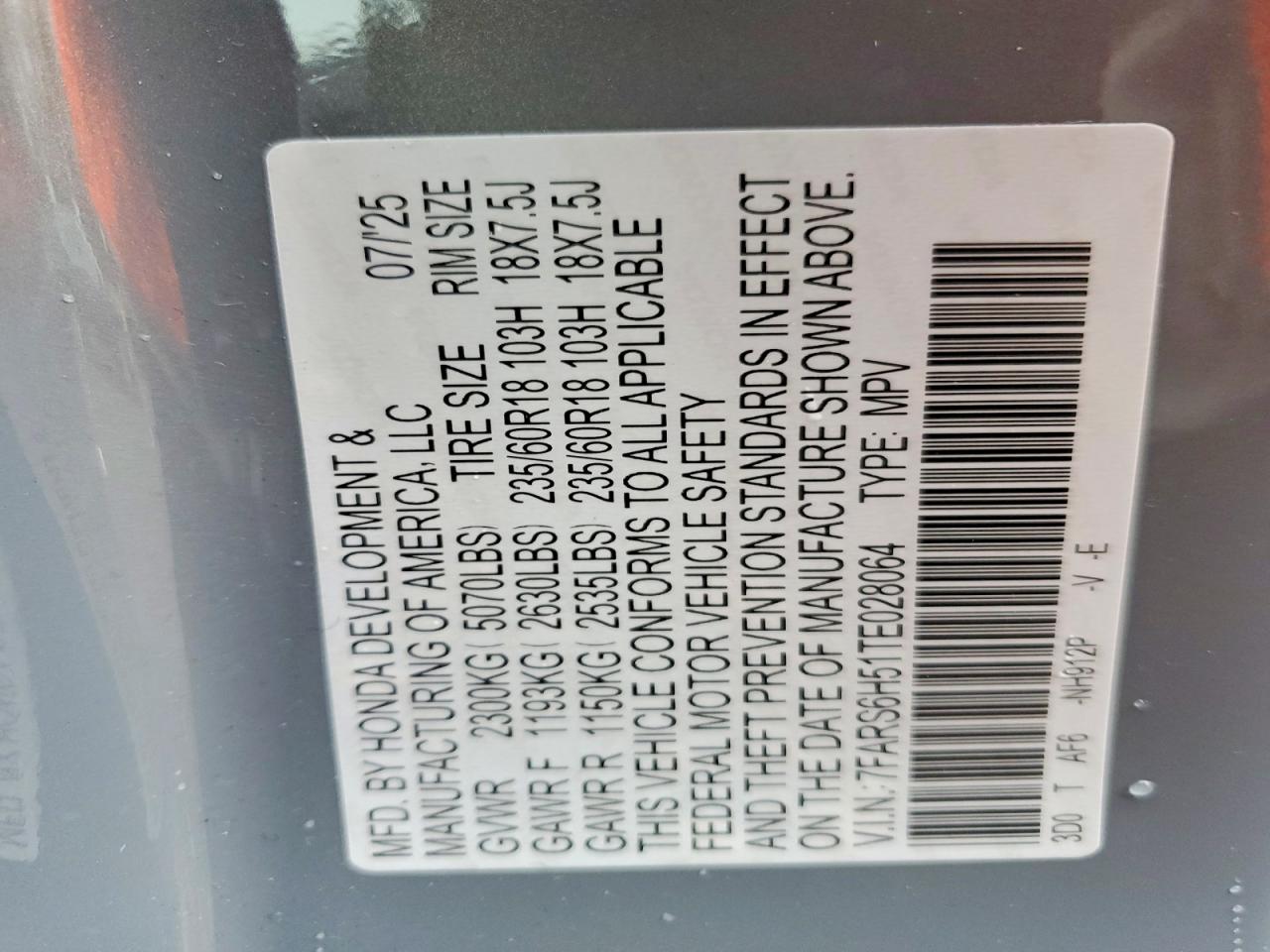 Honda Crv Sport