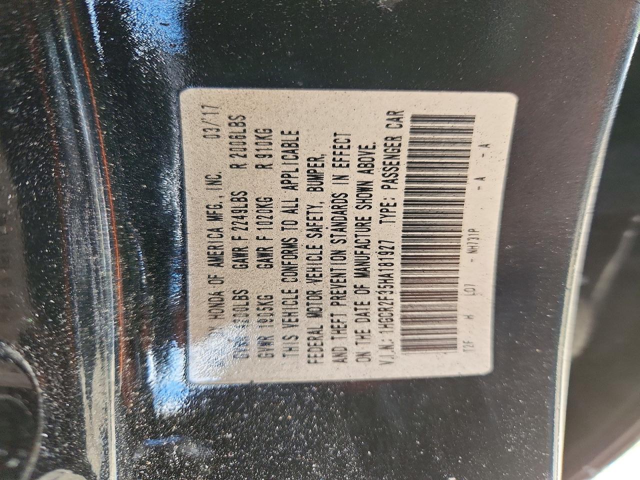 Honda Accord Lx