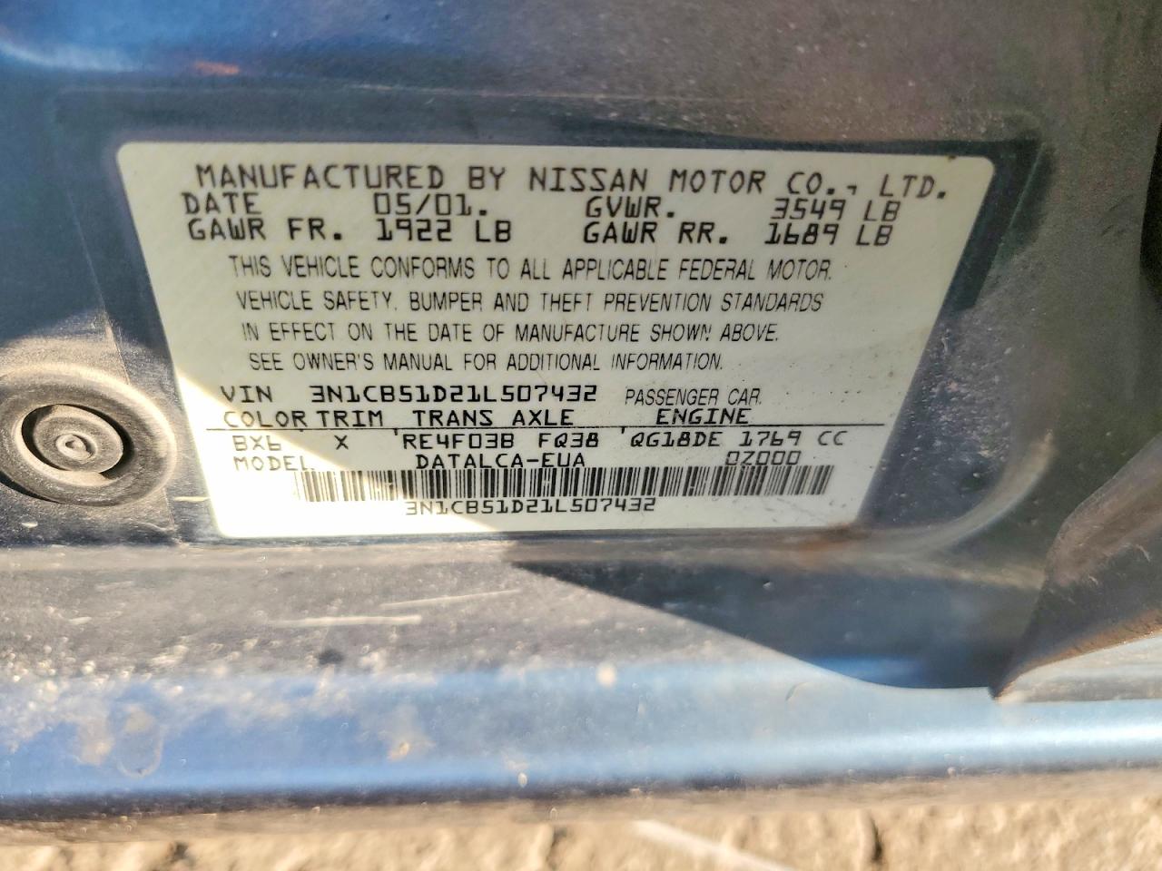 Nissan Sentra Xe