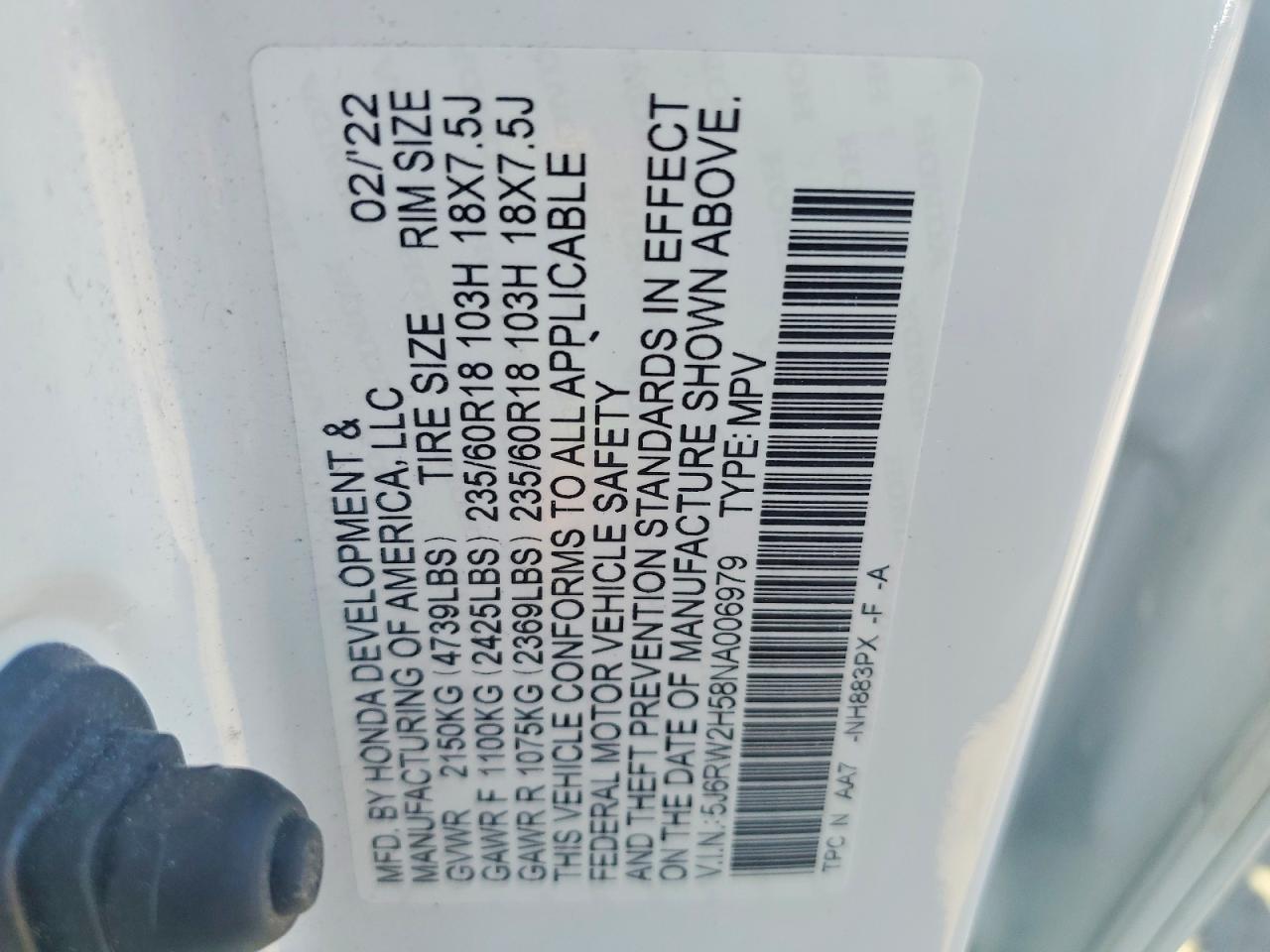 Honda Crv Ex
