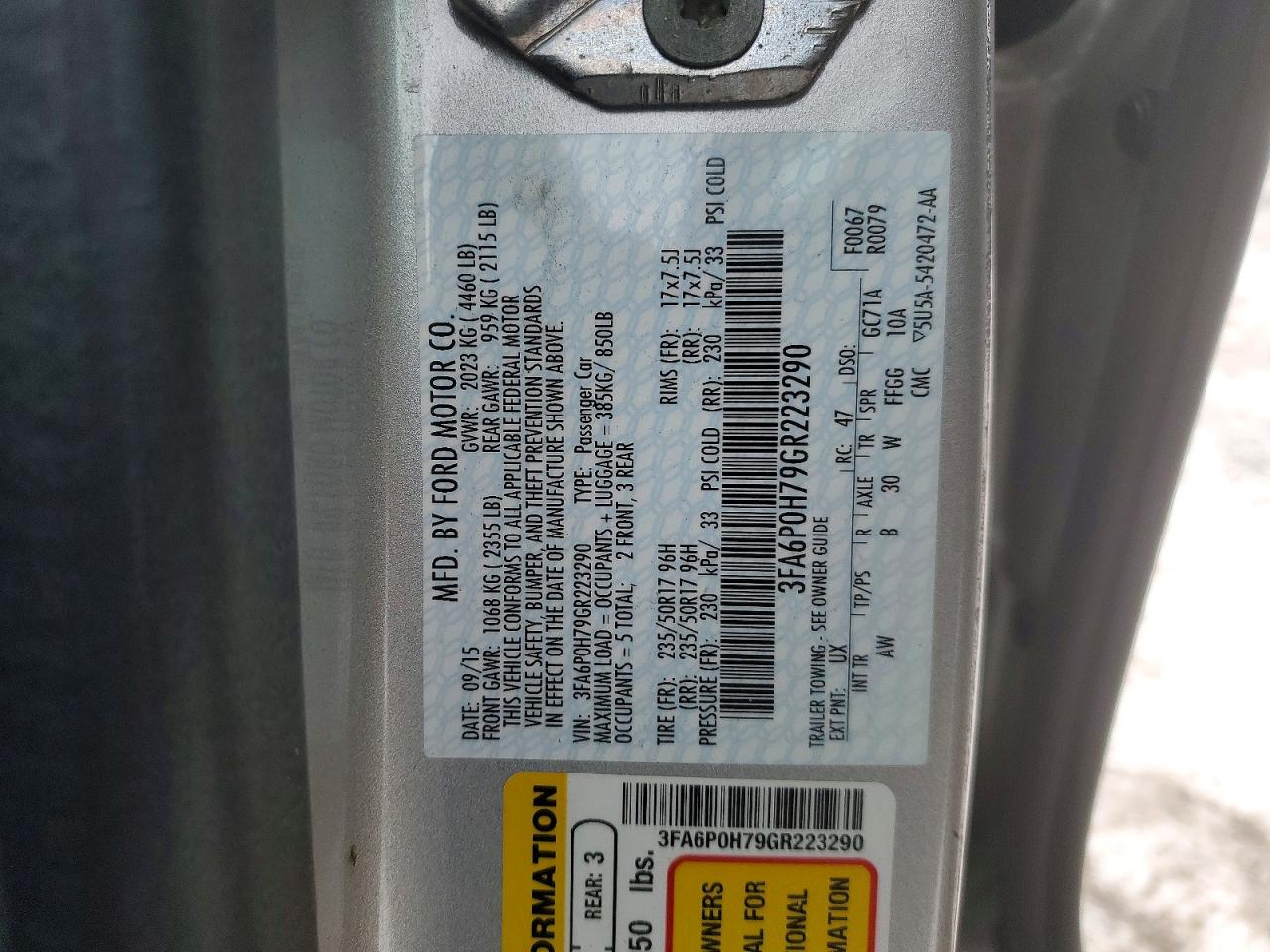 Ford Fusion Se
