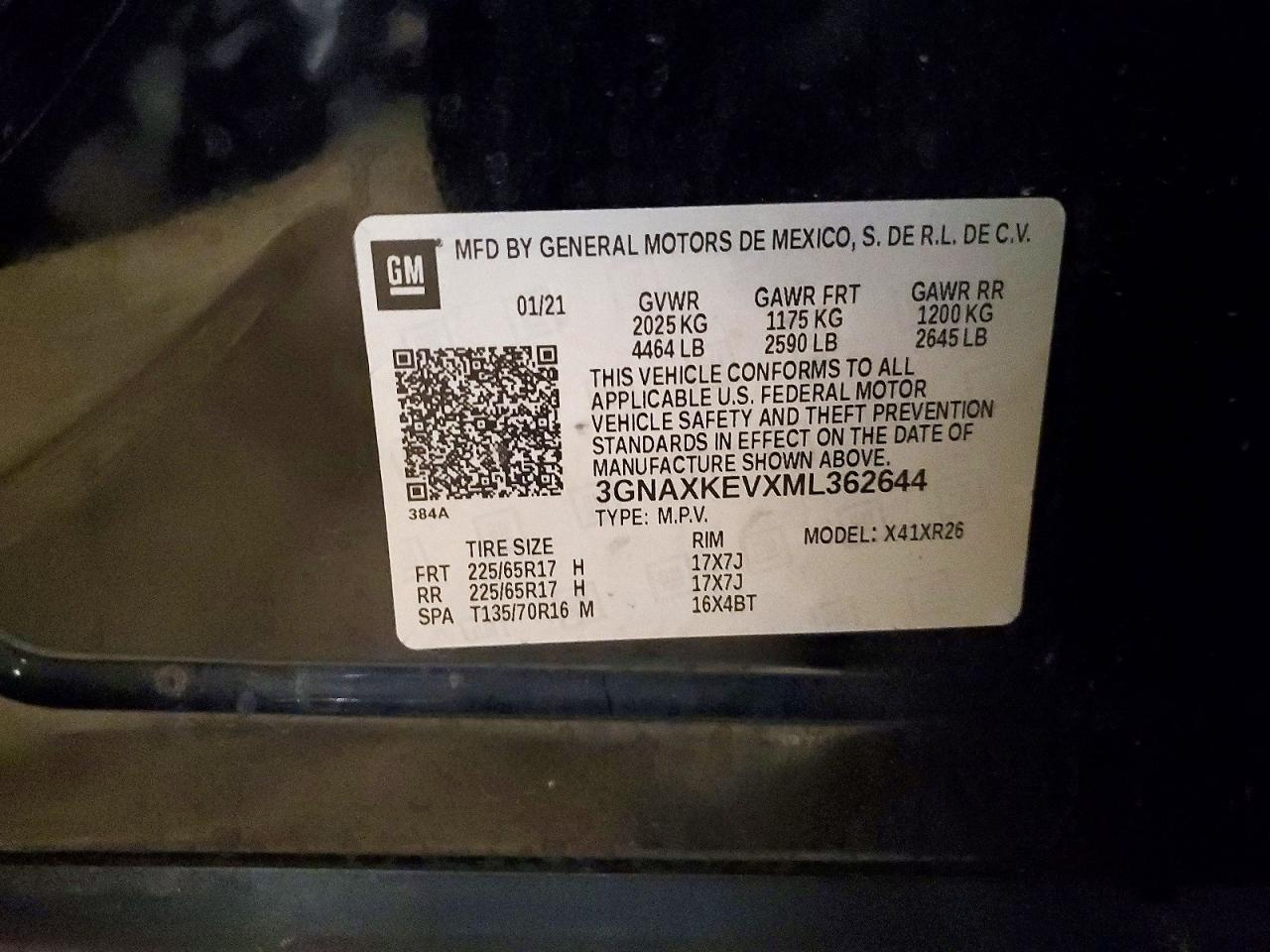 Chevrolet Equinox Lt