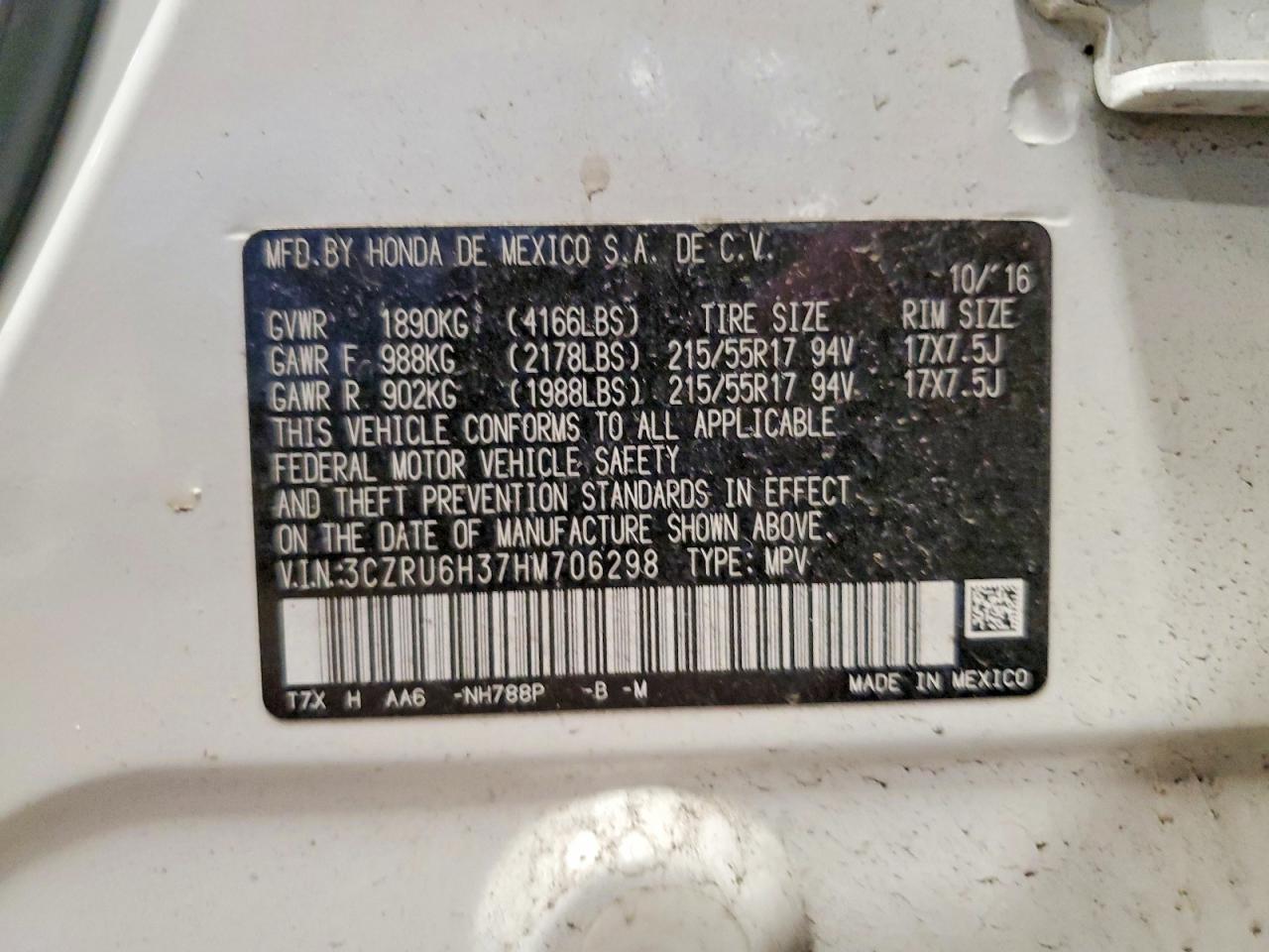 Honda HR-V Lx