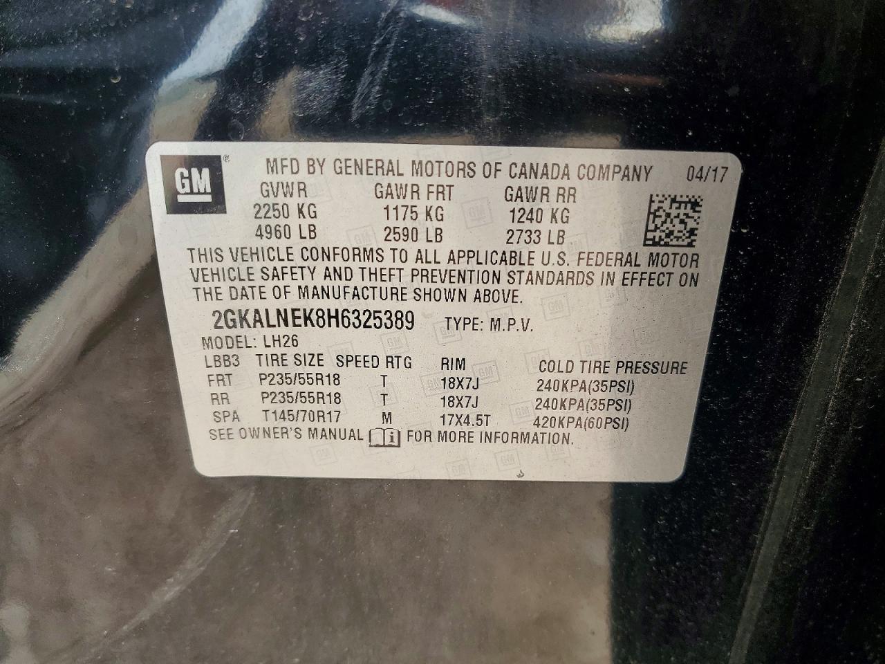 GMC Terrain Sle