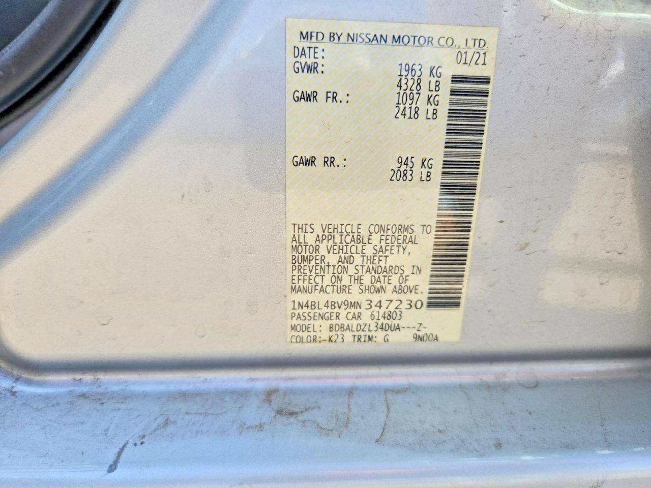 Nissan Altima 2.5 S