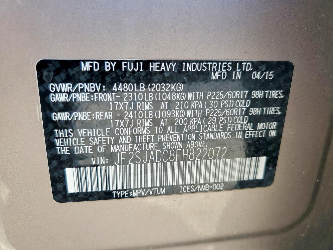 Subaru Forester 2.5i Premium