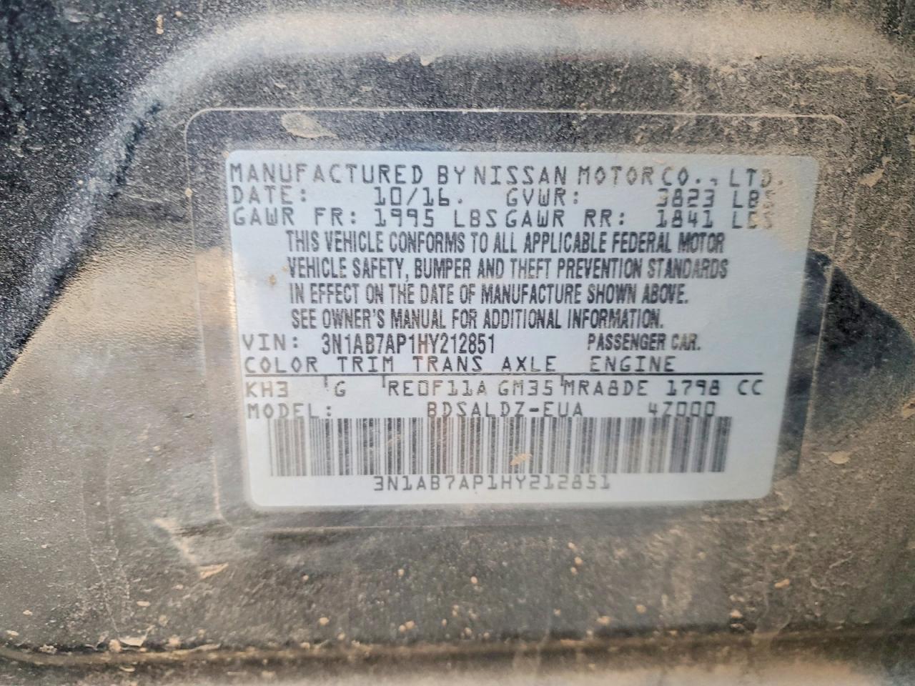 Nissan Sentra Sv