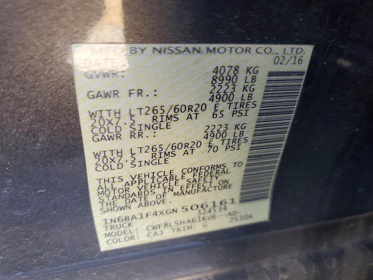 Nissan Titan Sv