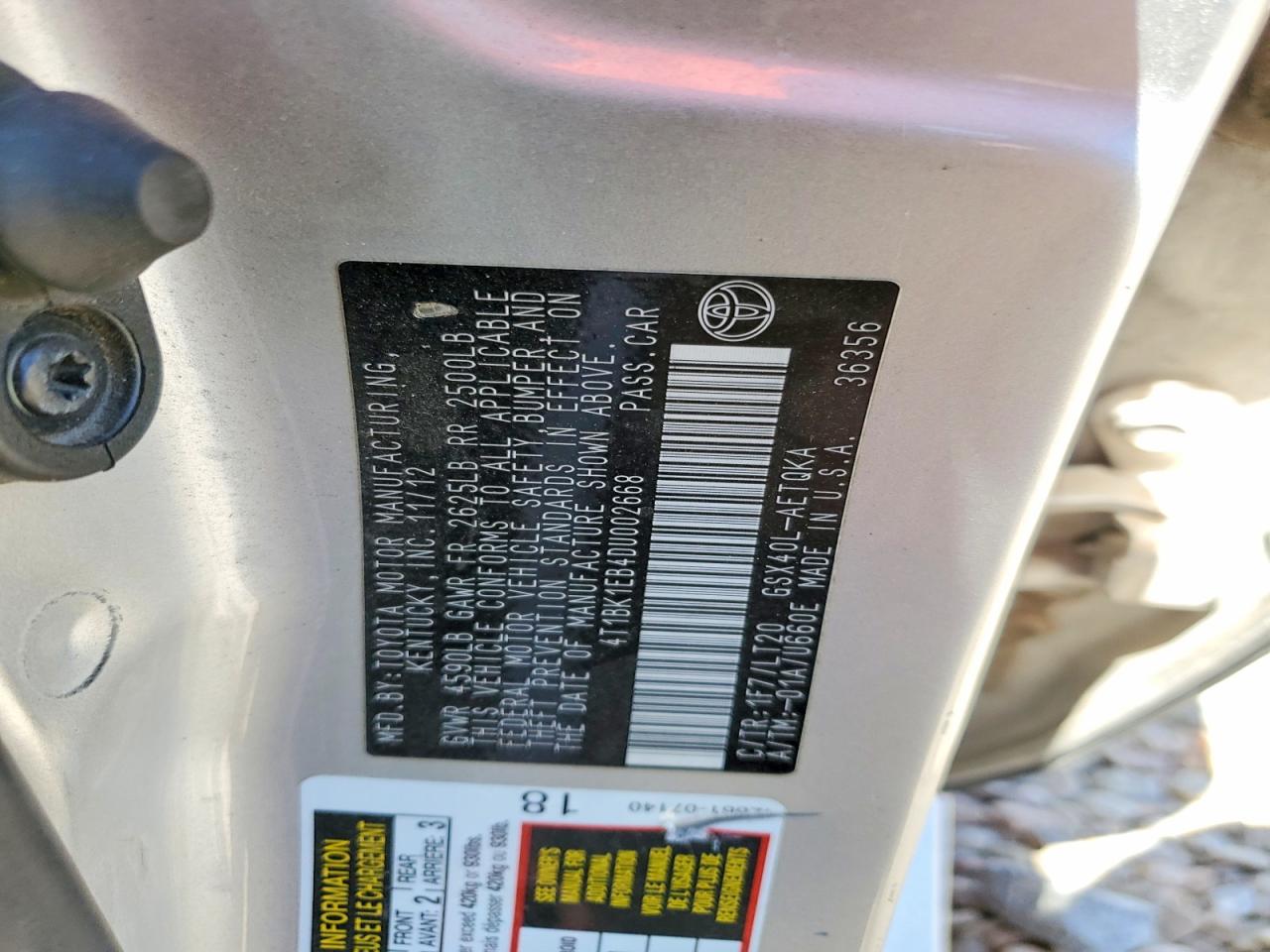 Toyota Avalon Xle Touring