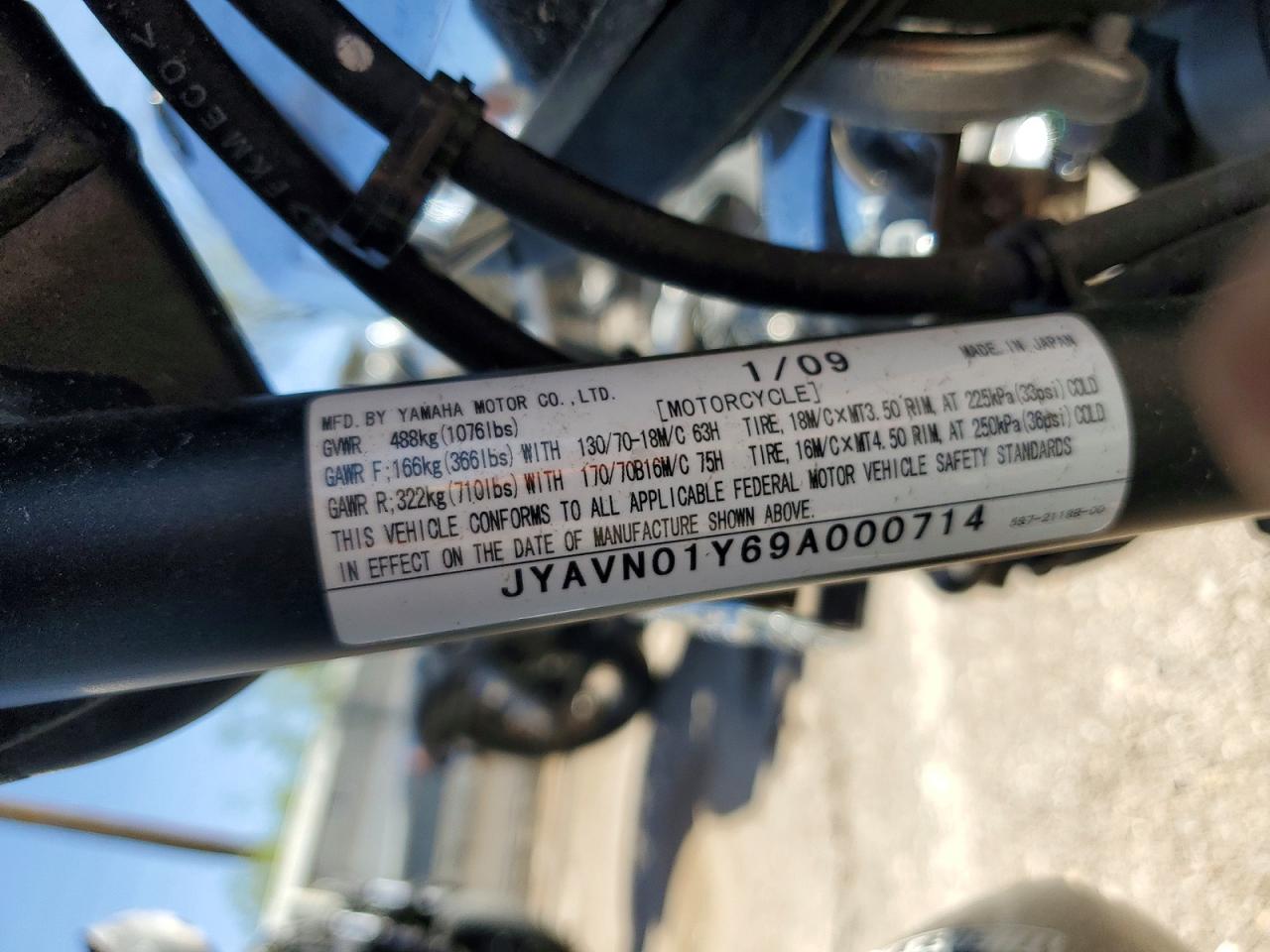 Yamaha Xvs950 Ac