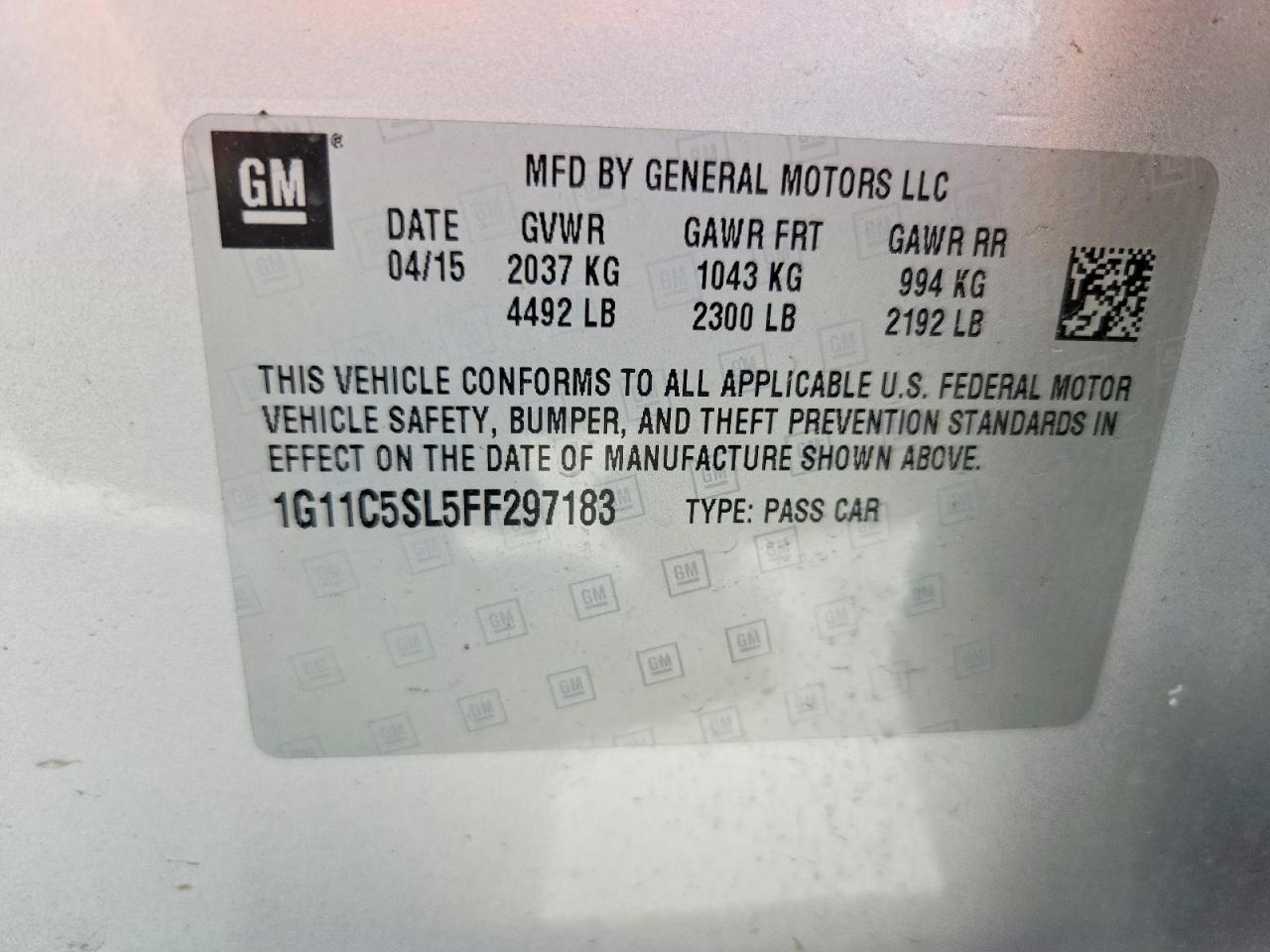 Chevrolet Malibu 1lt