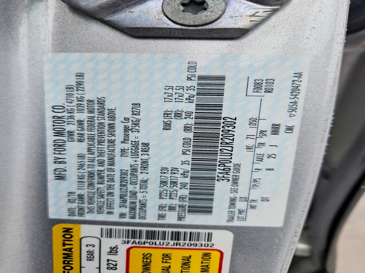 Ford Fusion Se Hybrid