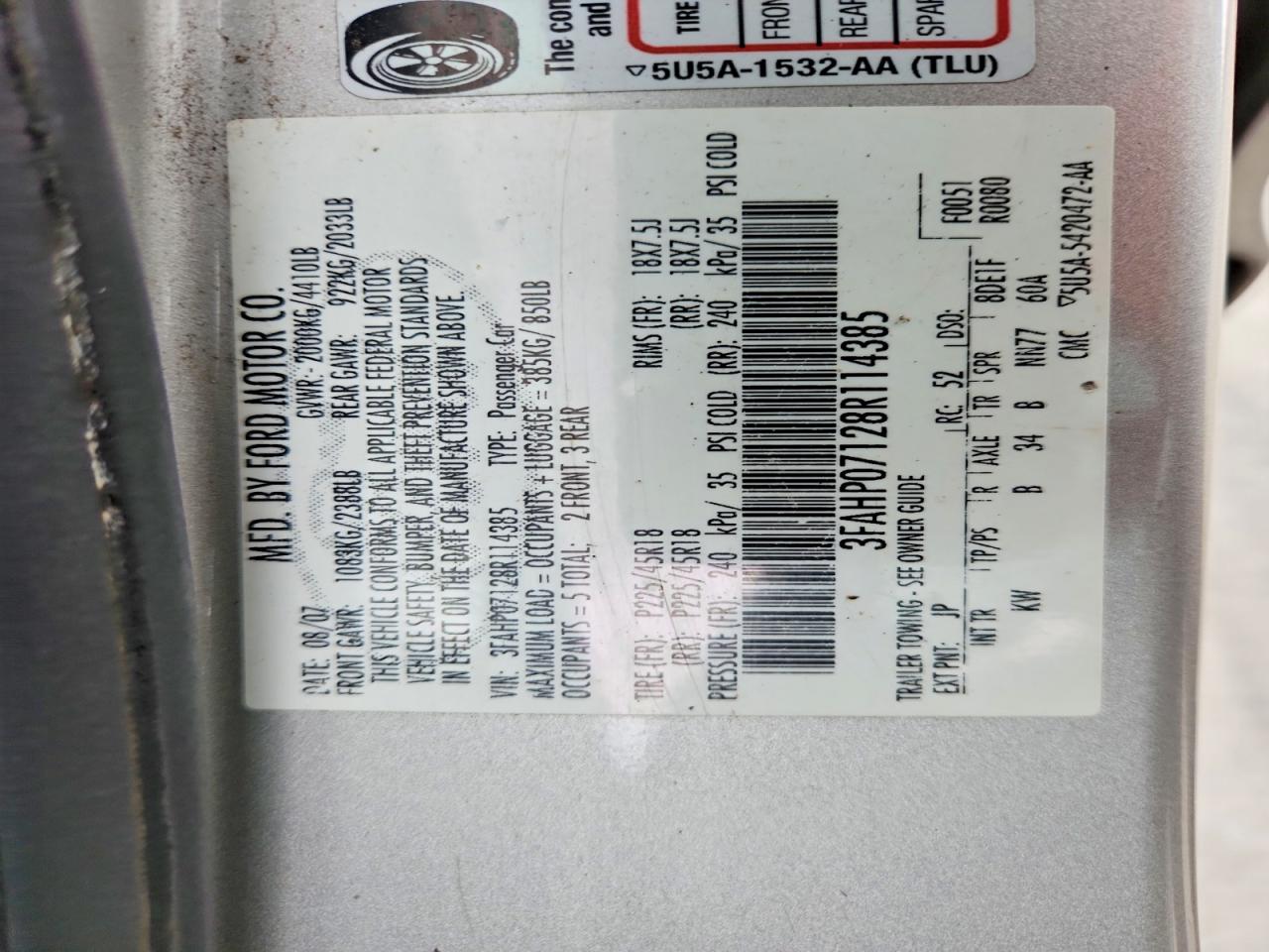 Ford Fusion Se