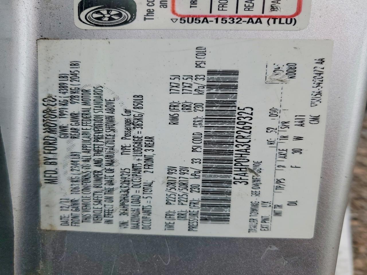 Ford Fusion Se