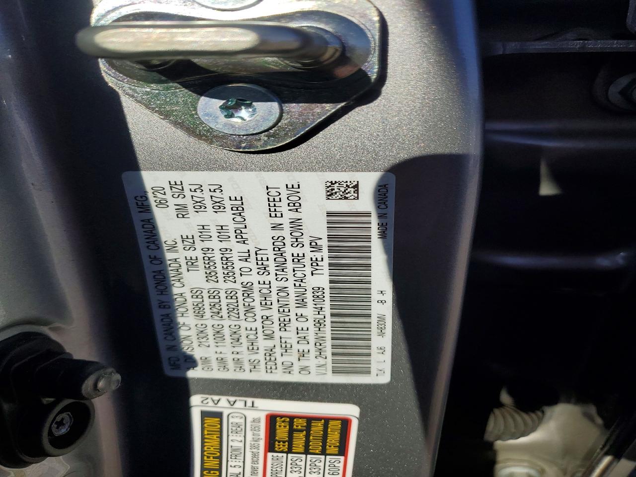 Honda Crv Touring