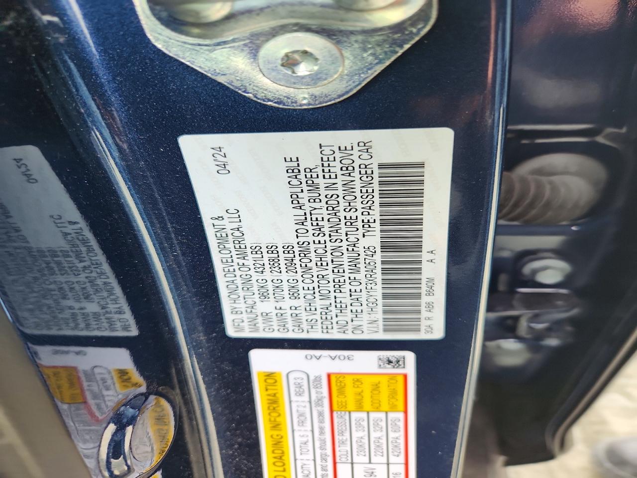Honda Accord Ex