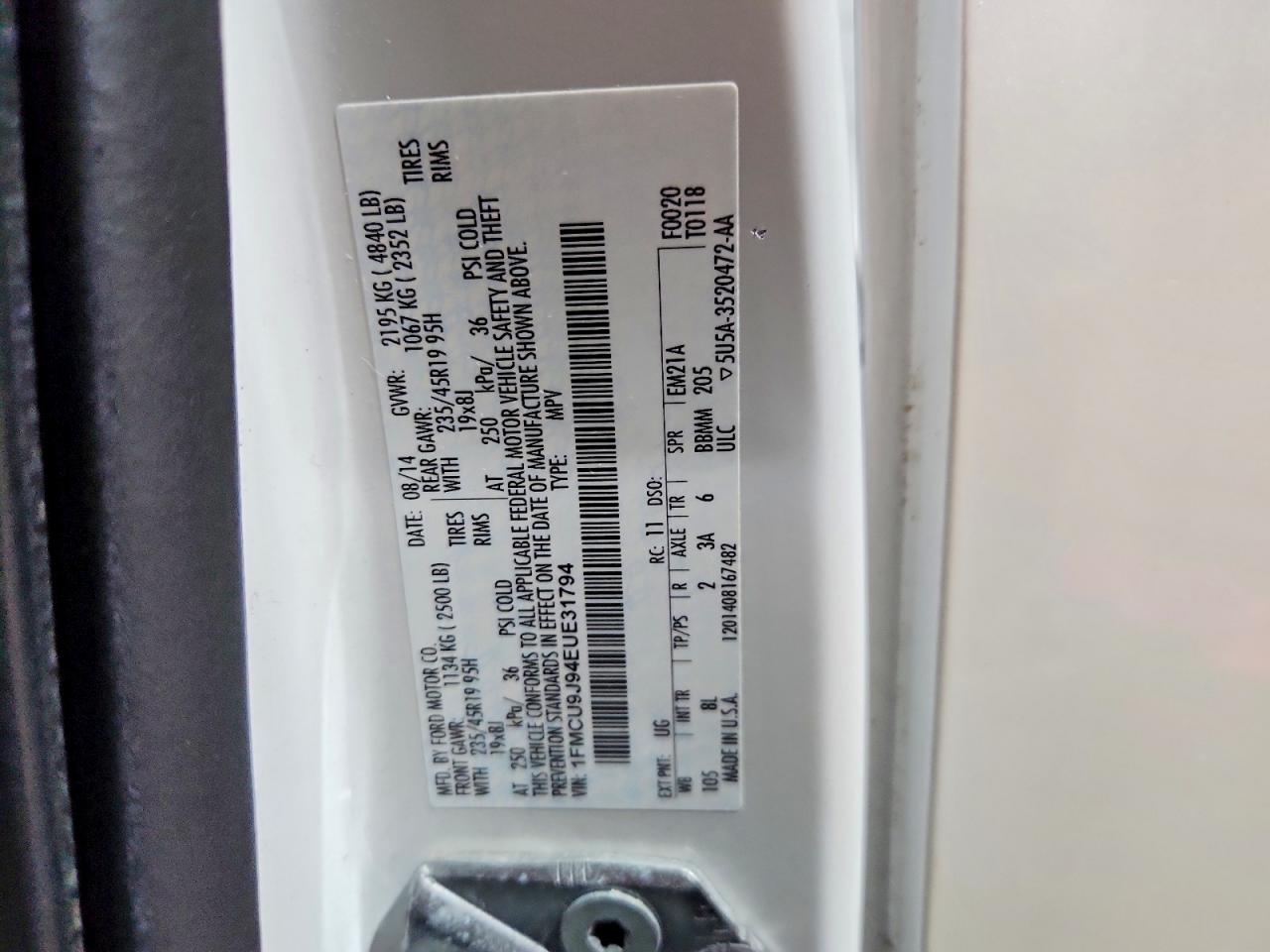 Ford Escape Titanium