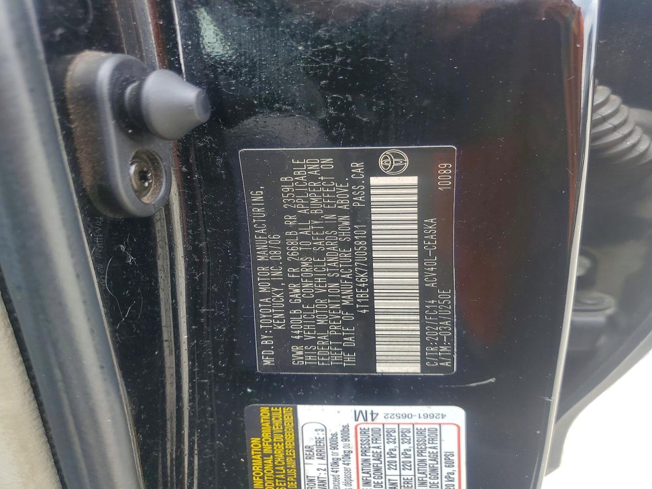 Toyota Camry Se