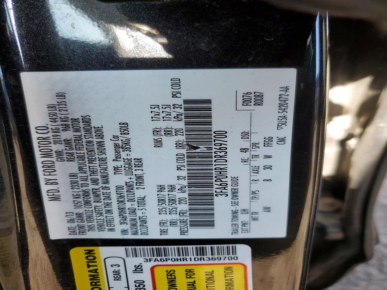 Ford Fusion Se