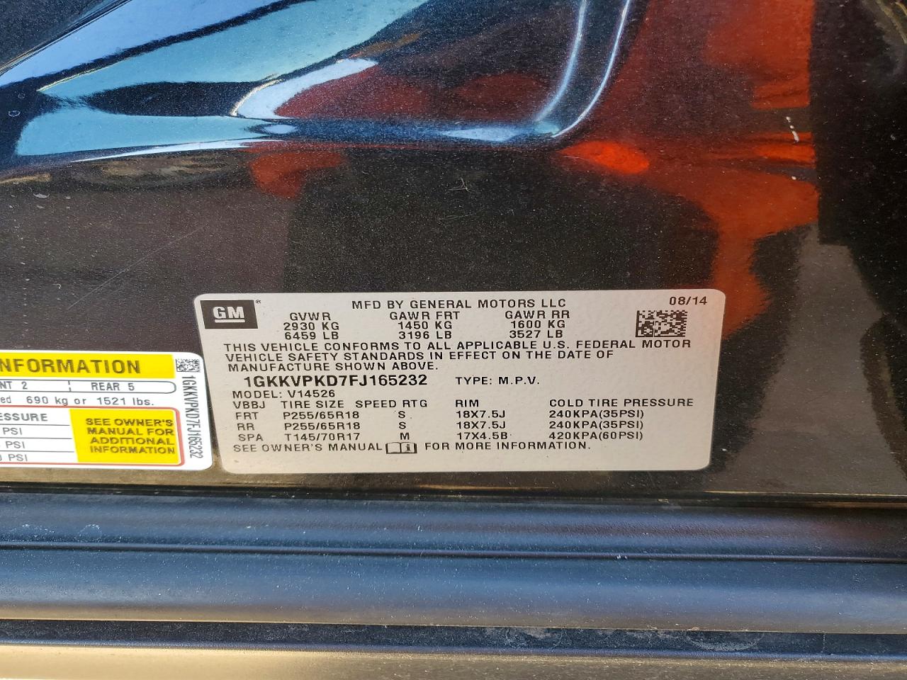 GMC Acadia Sle