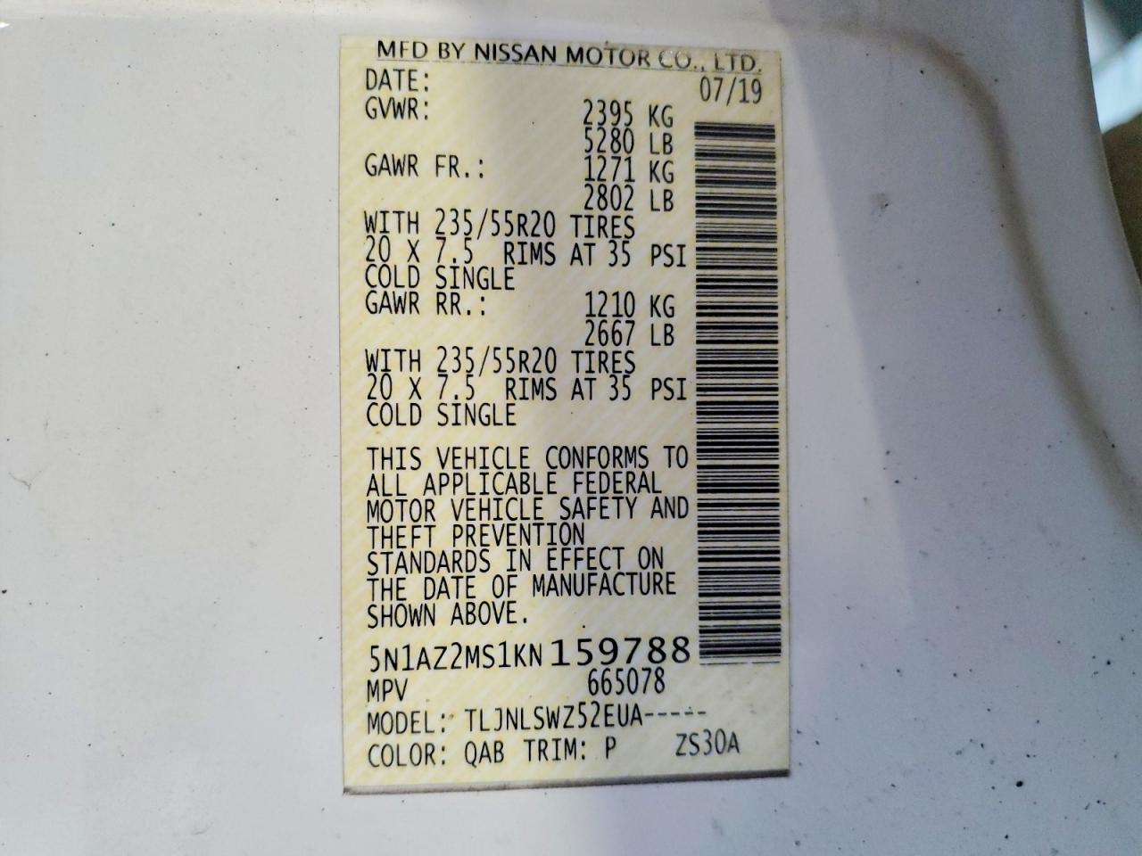 Nissan Murano Platinum